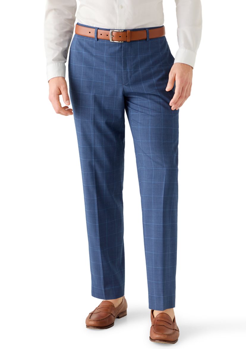 white christmas dresses Michael Kors Men's Classic-Fit Cotton-Blend Dress Pants MSRP $95 main image 0
