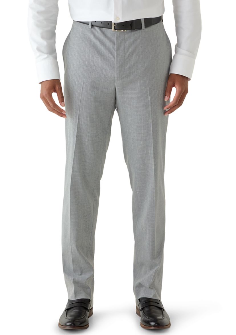 michael kors men's classic fit dress pants Pattern Calf/Height:DW