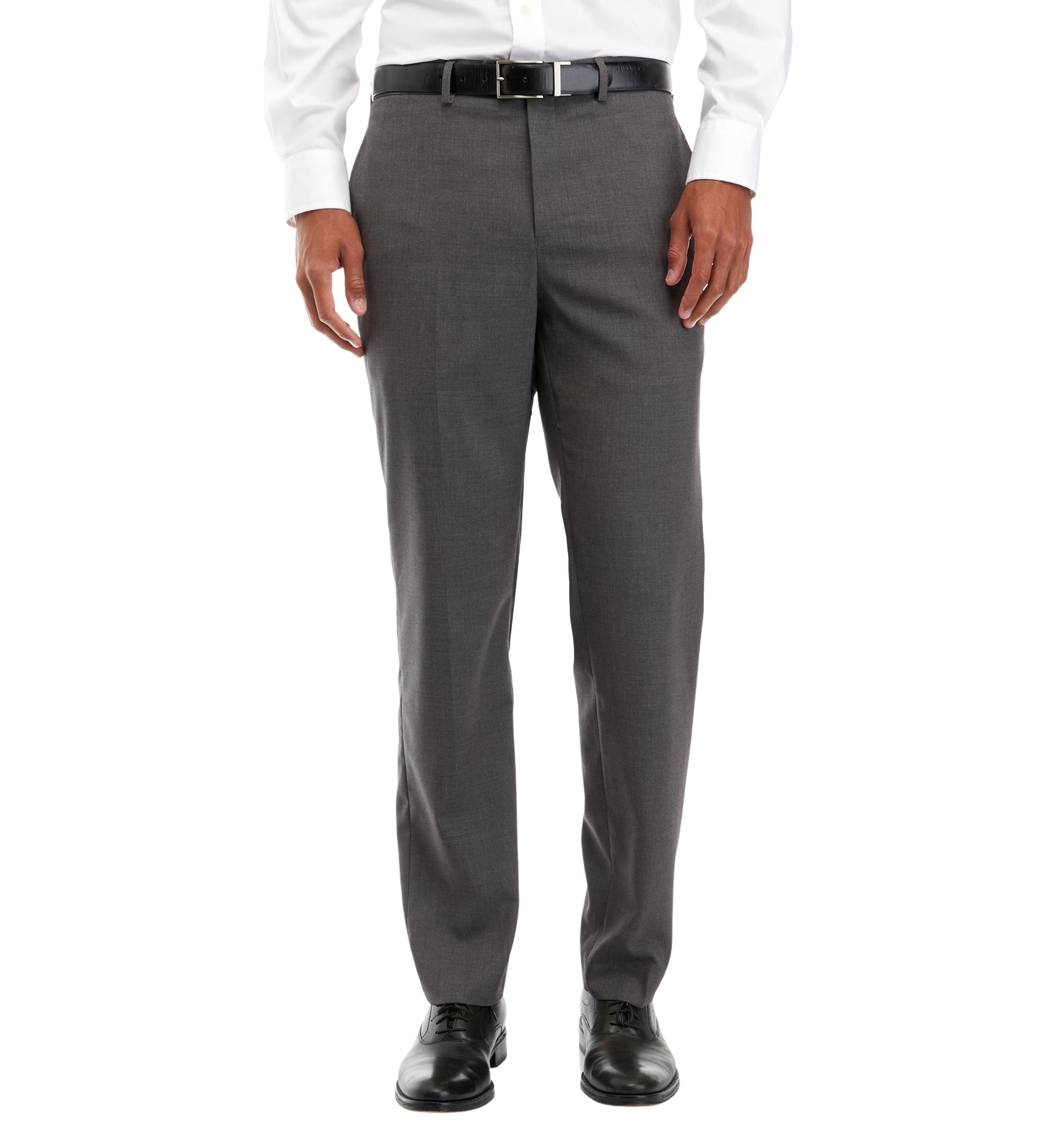 Mens Stretch Flat Front Pants