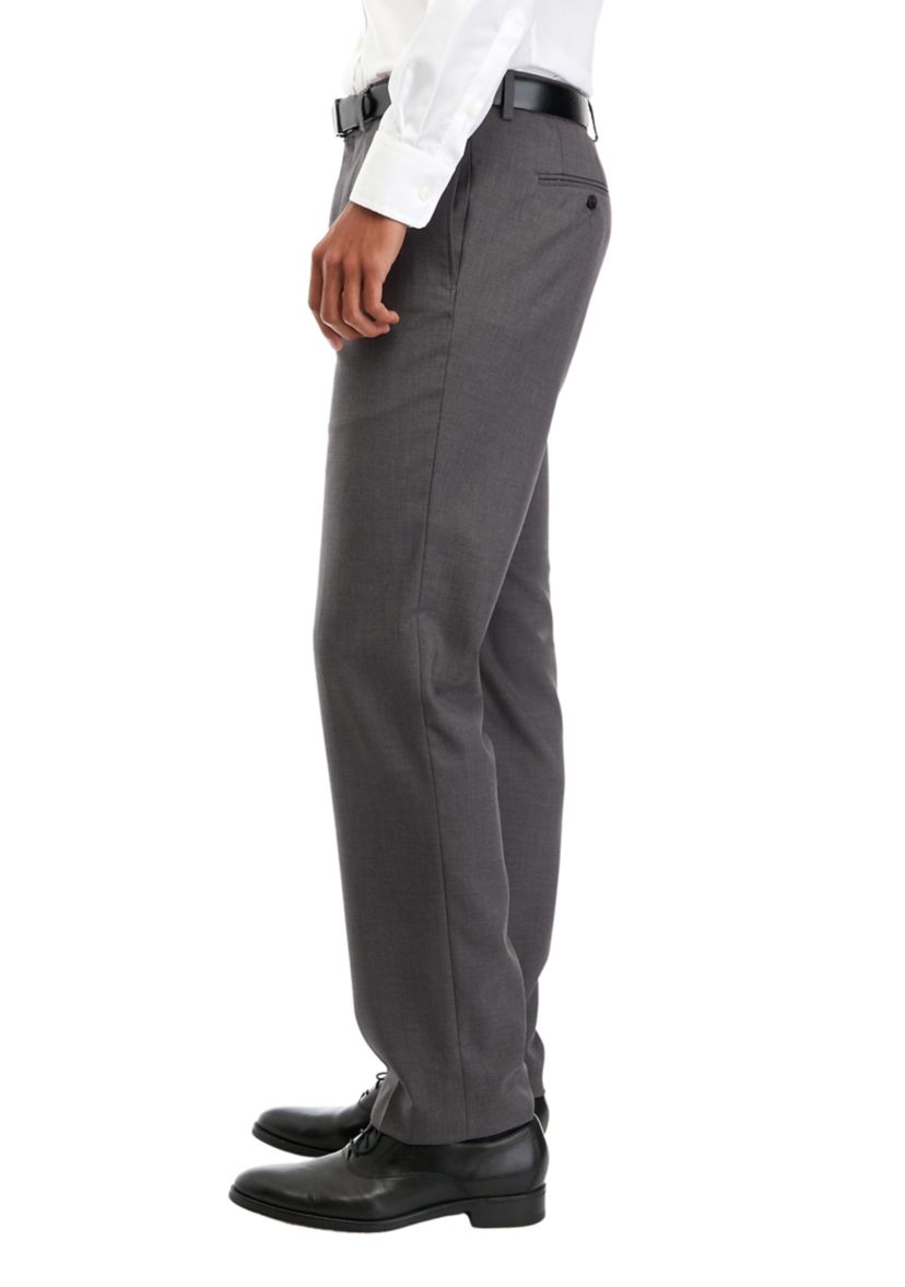 Mens Stretch Flat Front Pants