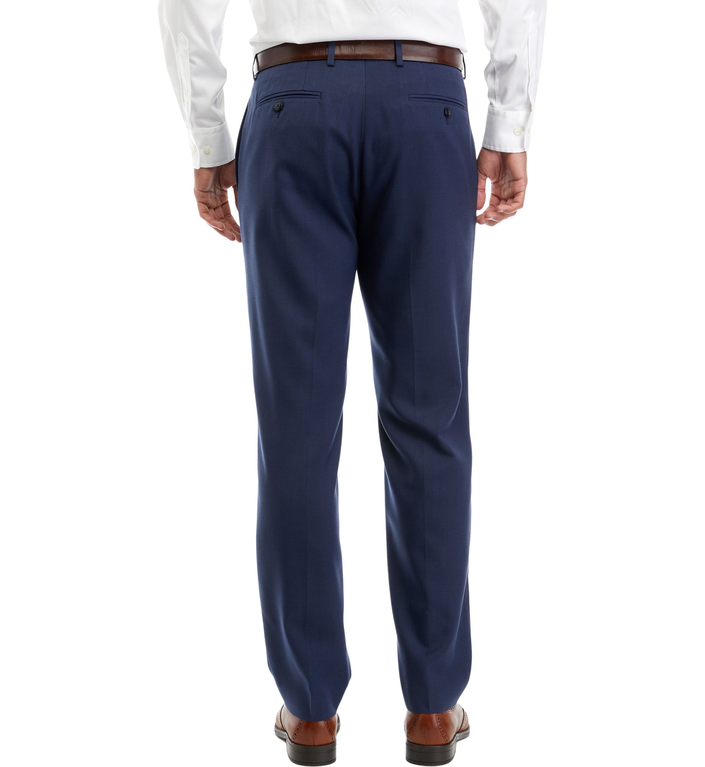 Mens Stretch Flat Front Pants