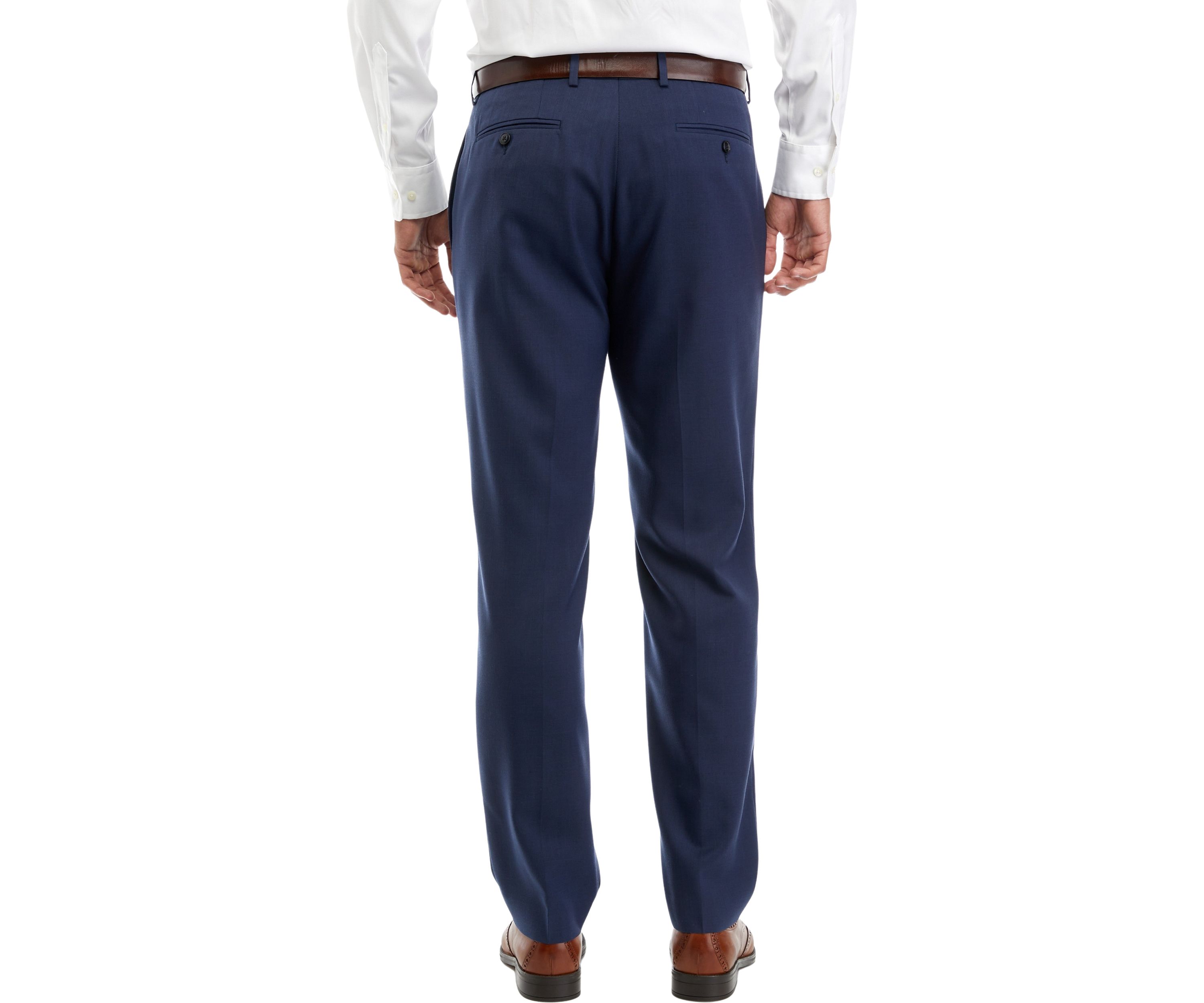 Mens Stretch Flat Front Pants