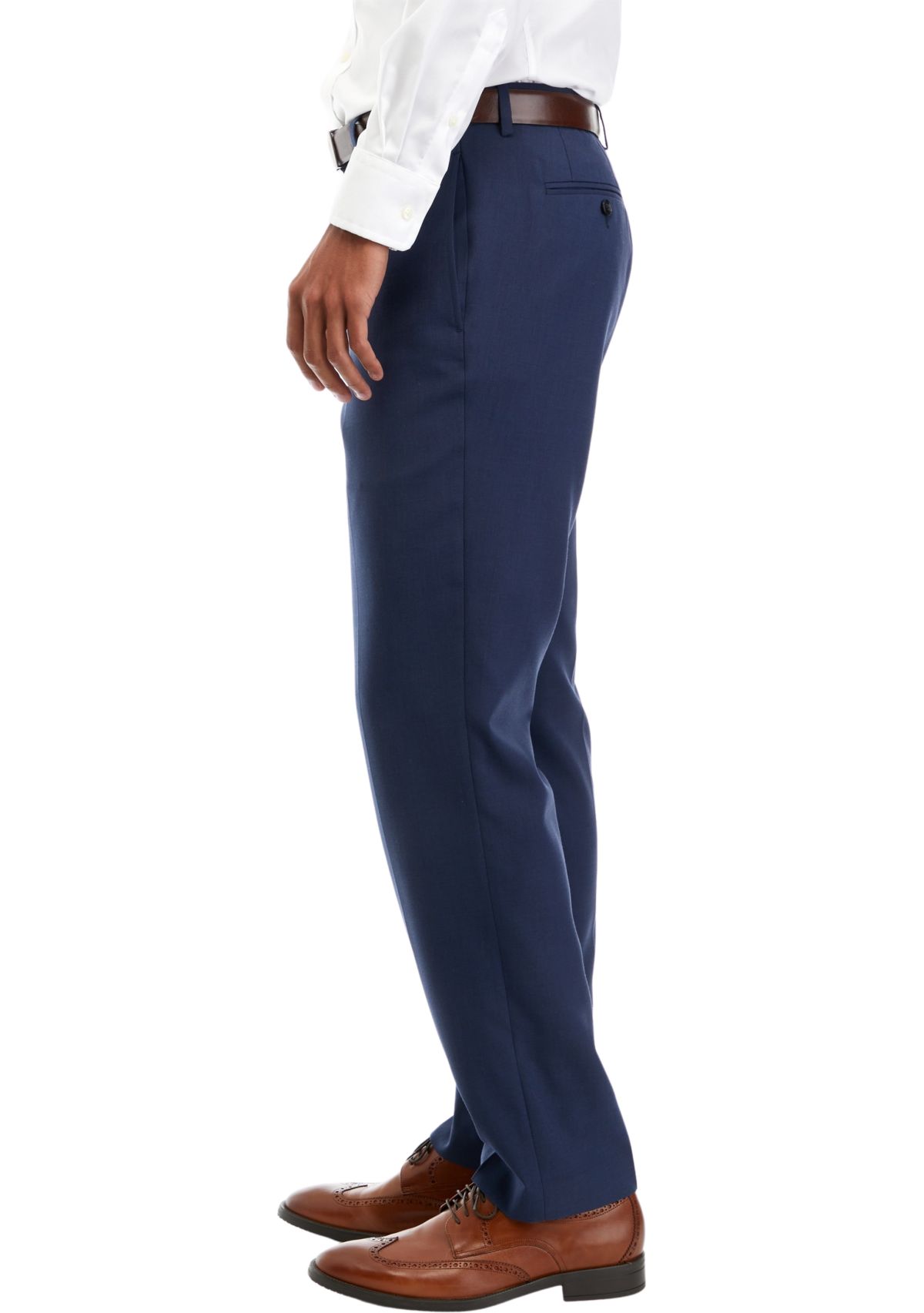 Mens Stretch Flat Front Pants