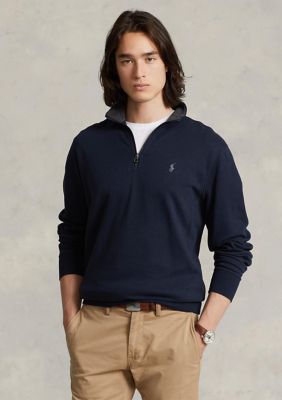 Polo Ralph Lauren Luxury Jersey Quarter-Zip Pullover | belk