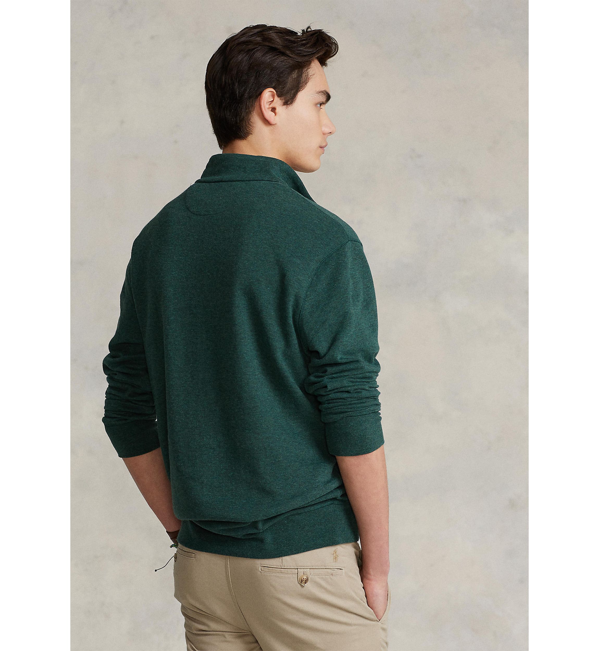 Luxury Jersey Quarter-Zip Pullover