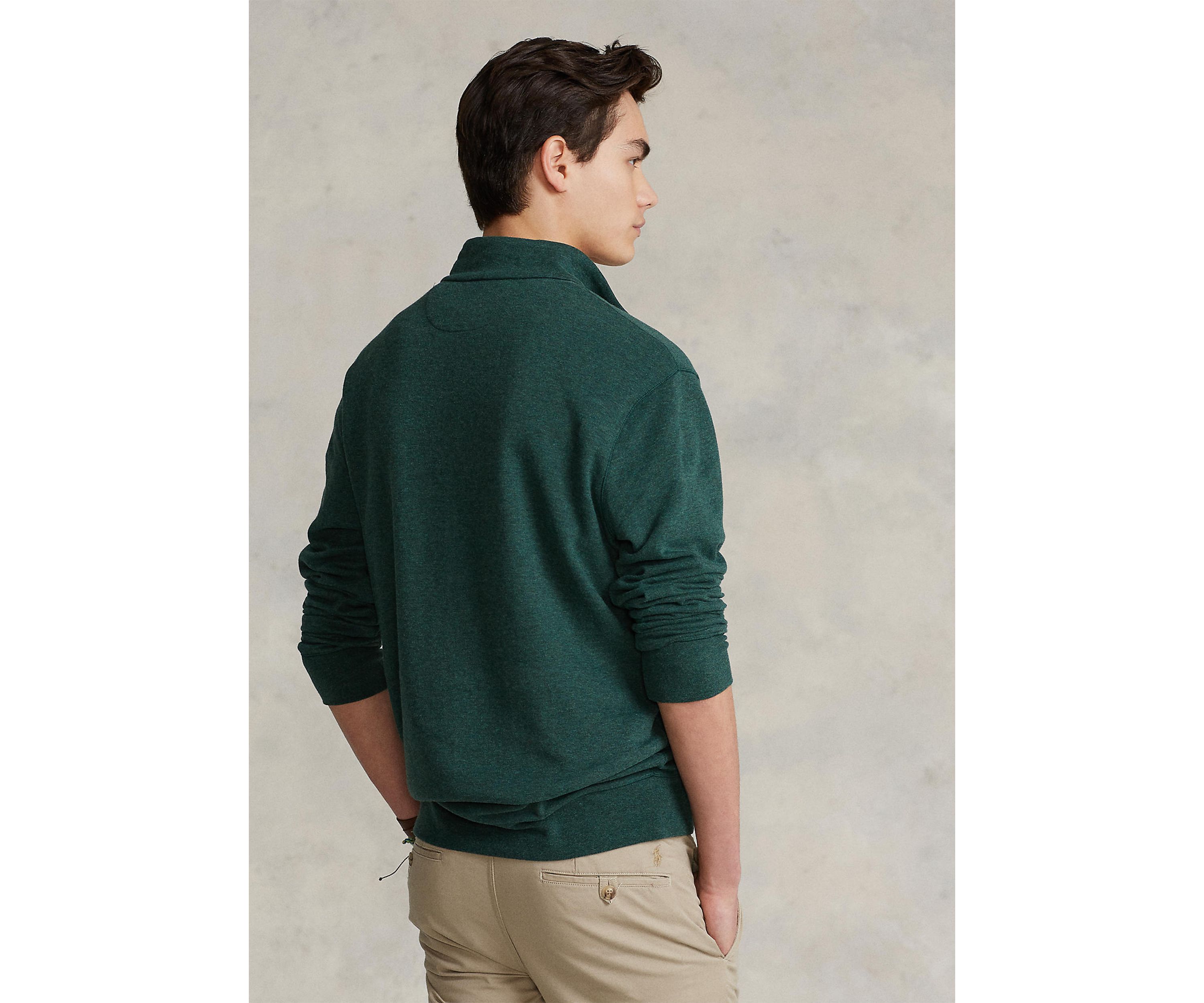 Luxury Jersey Quarter-Zip Pullover
