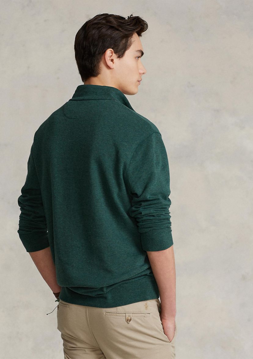 Luxury Jersey Quarter-Zip Pullover