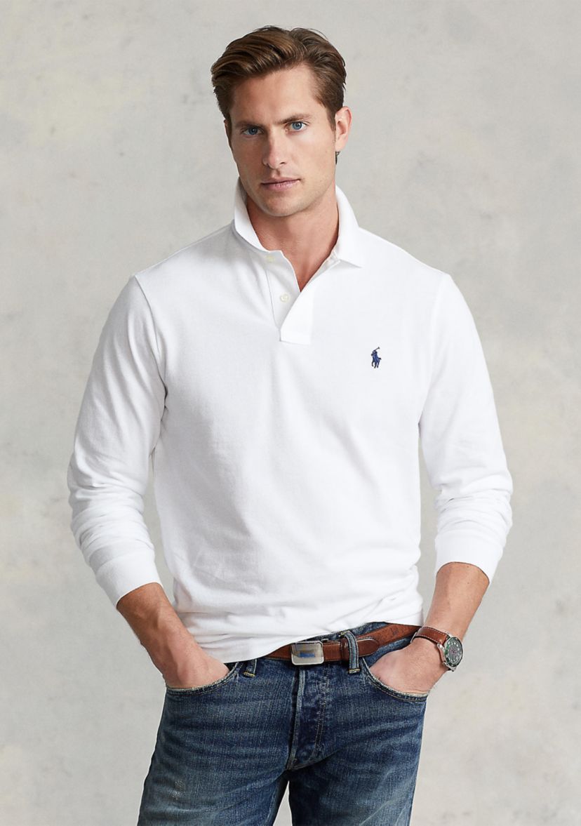 Classic Fit Mesh Polo Shirt