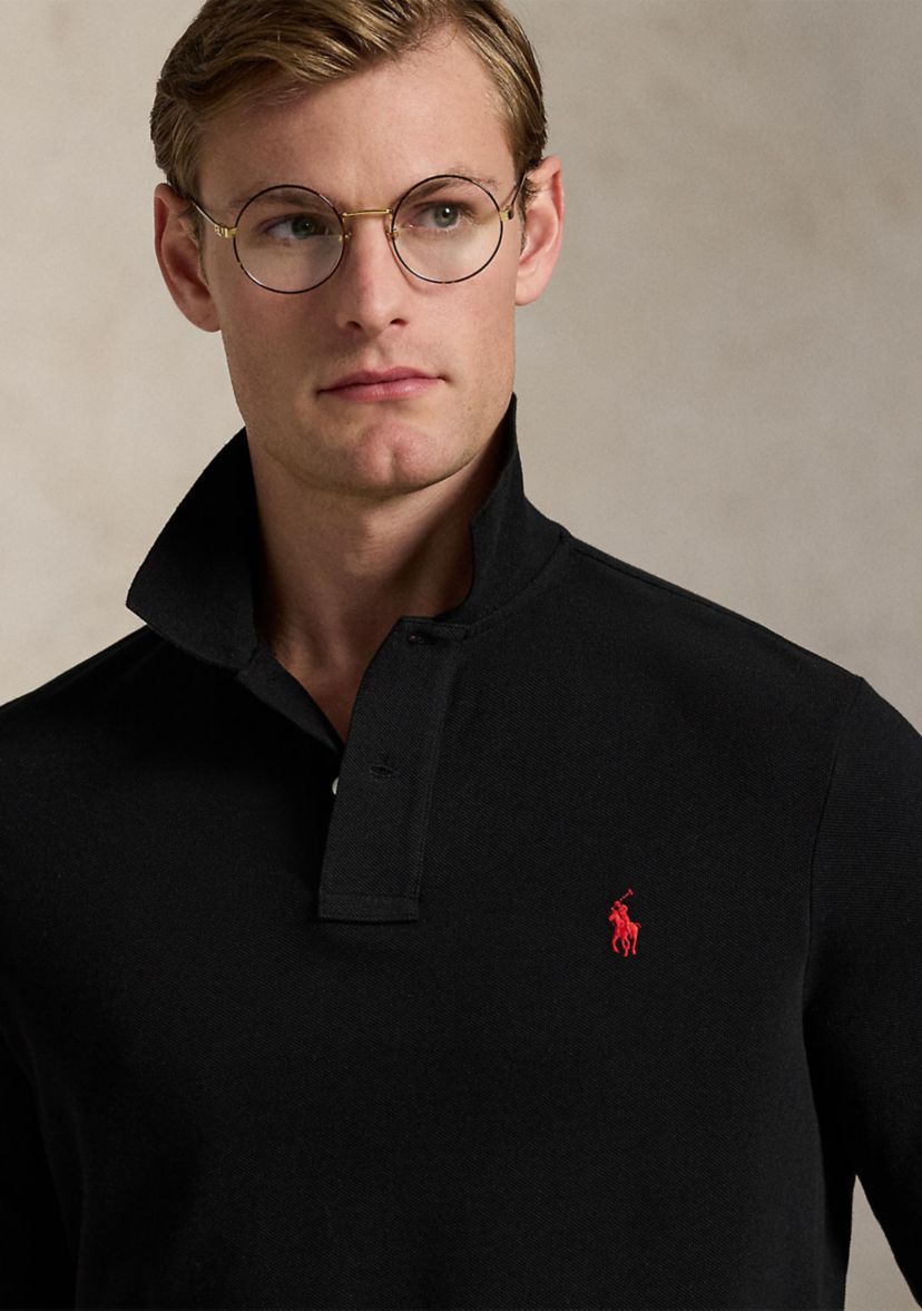 Classic Fit Mesh Polo Shirt