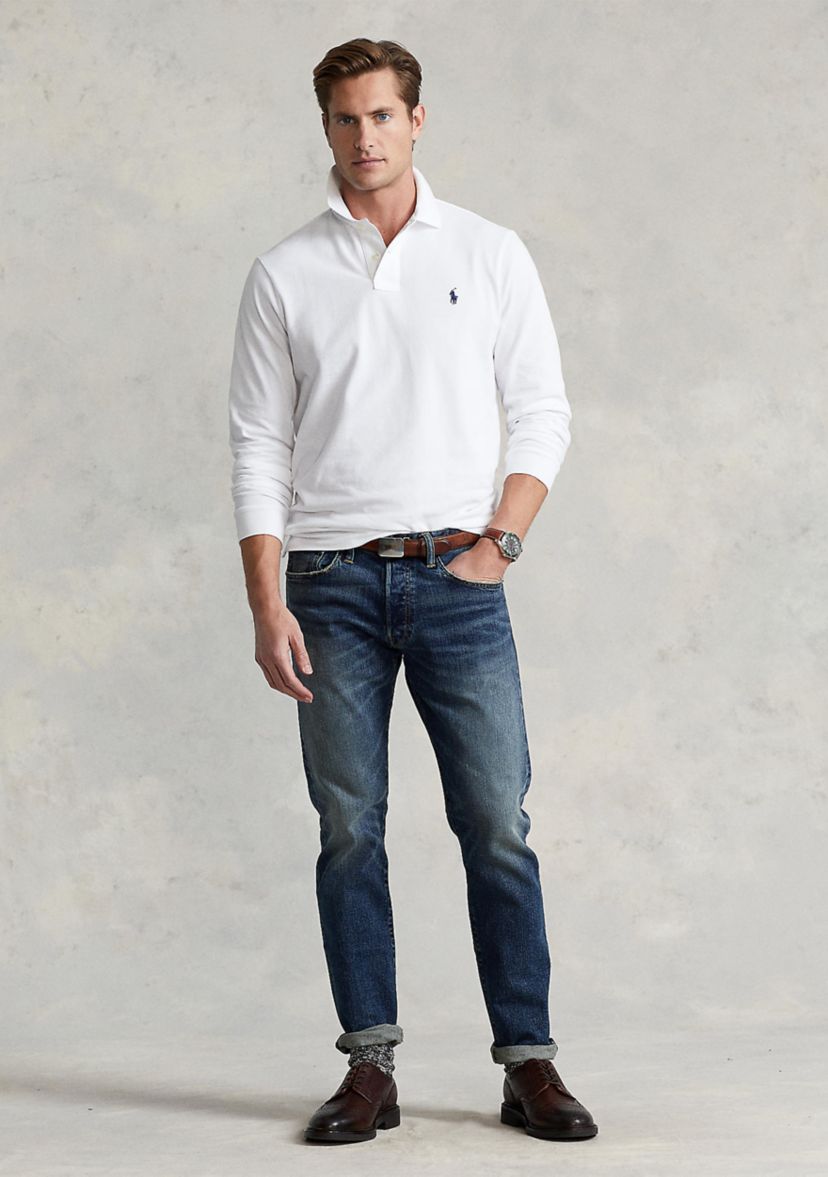 Classic Fit Mesh Polo Shirt