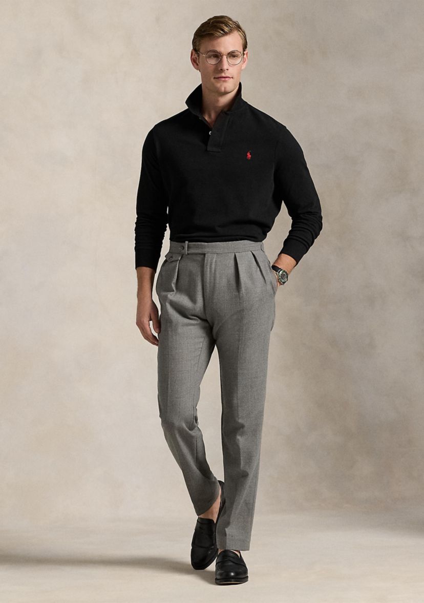 Classic Fit Mesh Polo Shirt