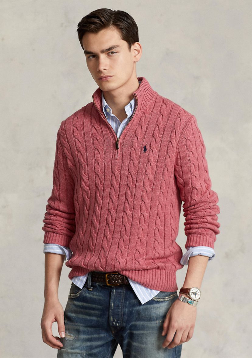 Cable Knit Cotton Sweater