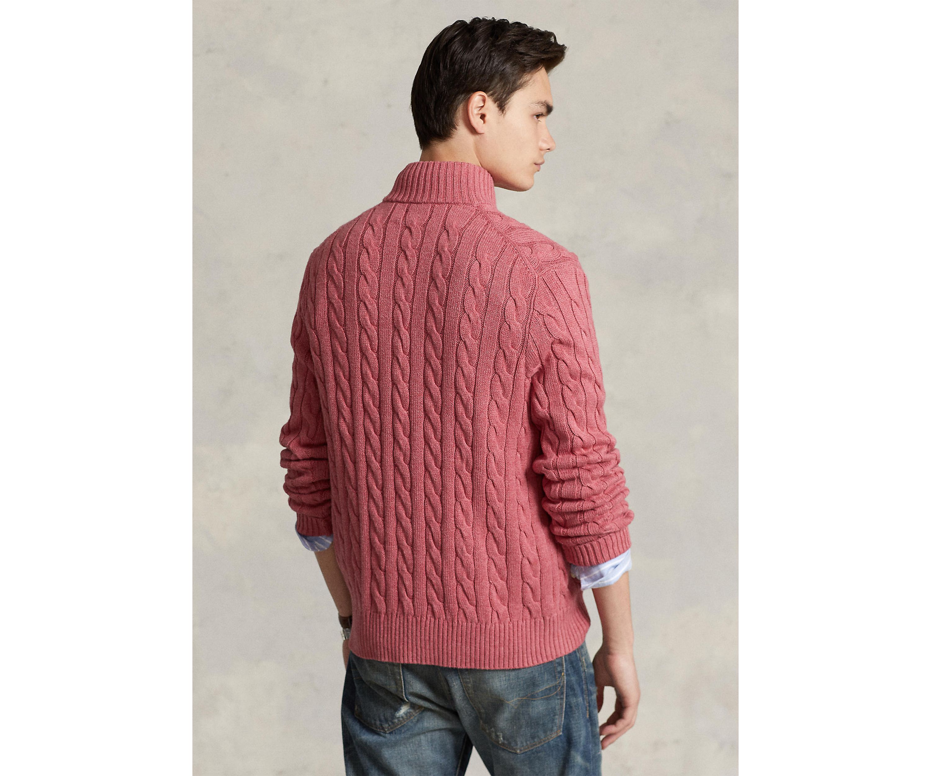 Cable Knit Cotton Sweater