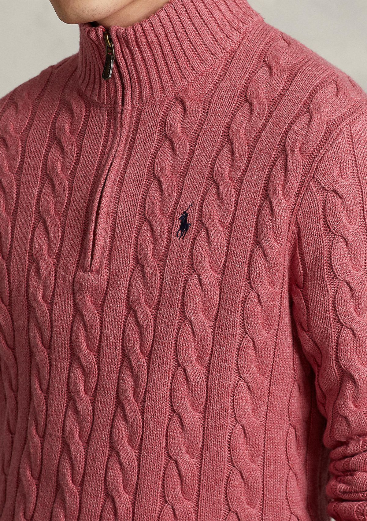 Cable Knit Cotton Sweater