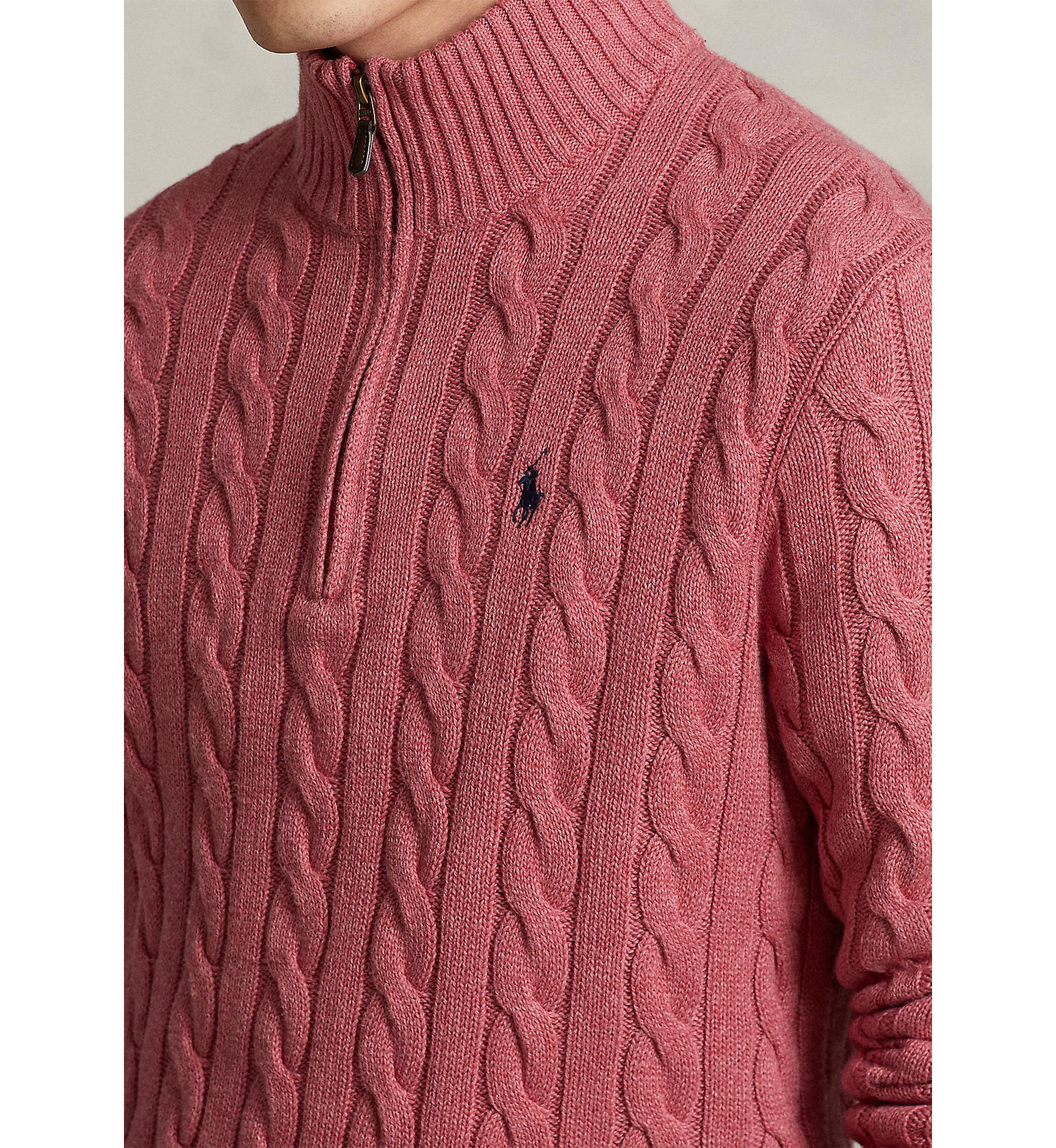 Cable Knit Cotton Sweater