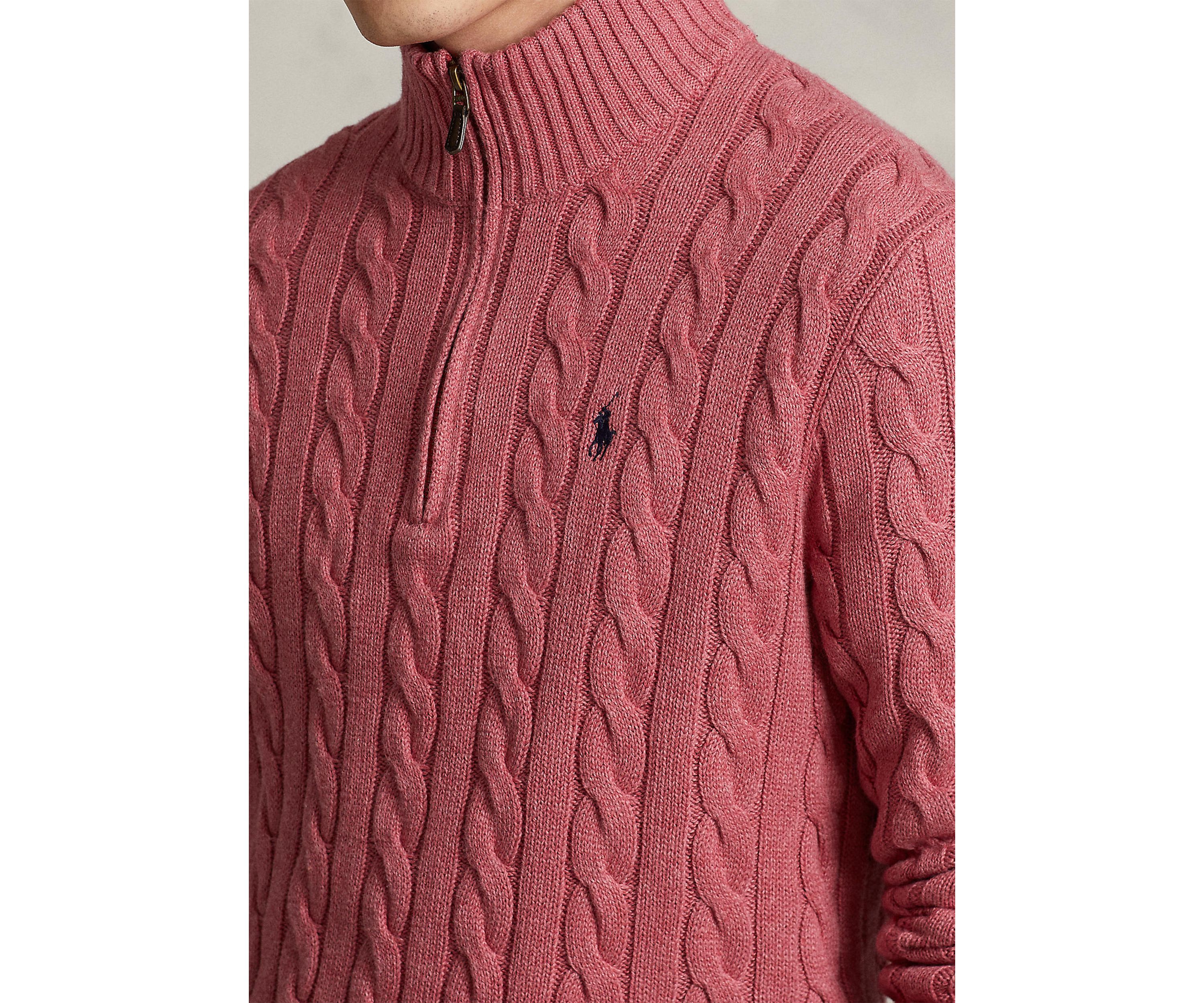 Cable Knit Cotton Sweater