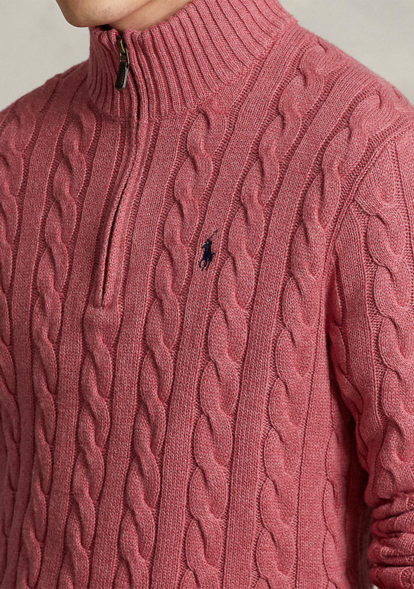 Cable Knit Cotton Sweater