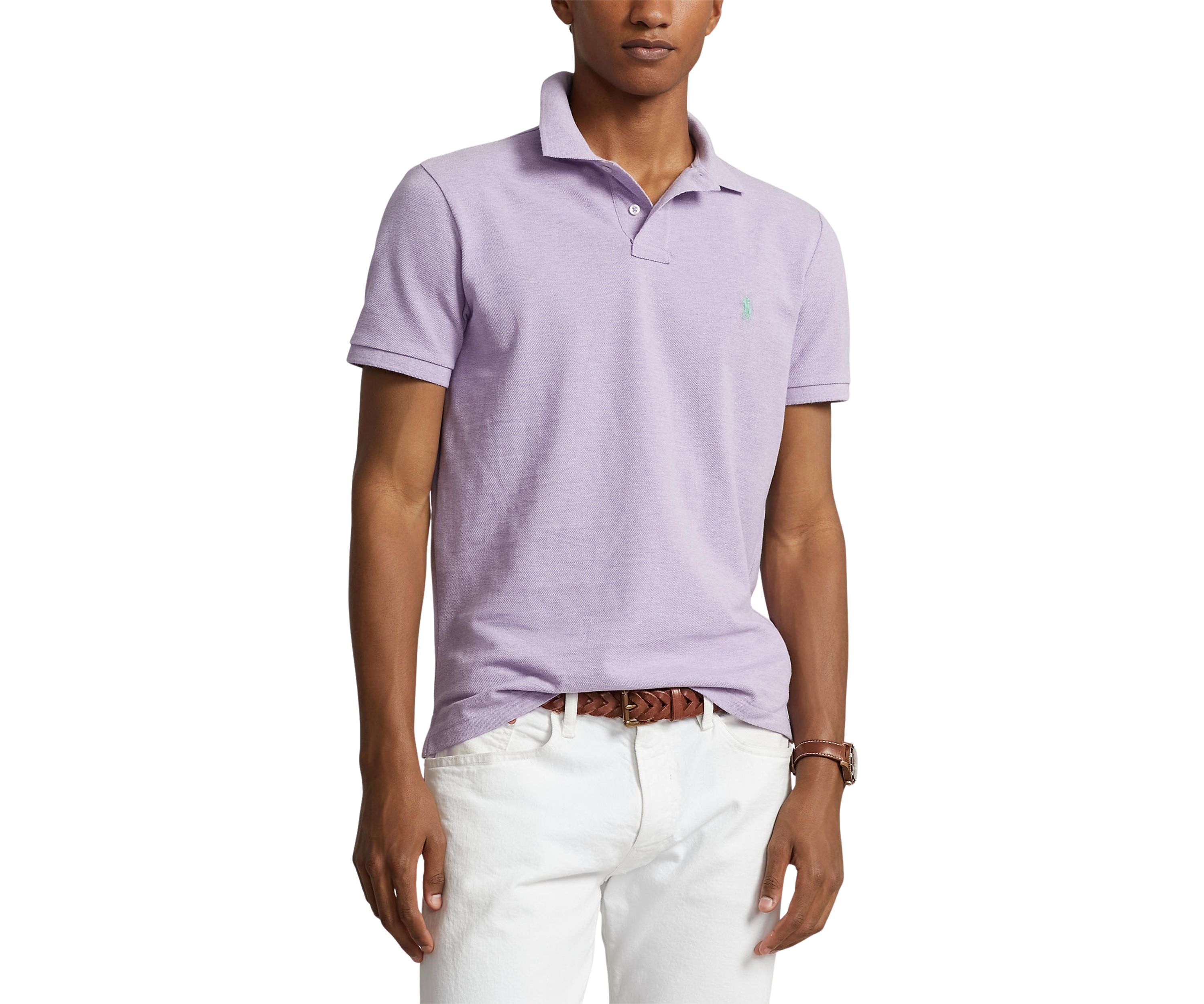 Classic Fit Mesh Polo Shirt