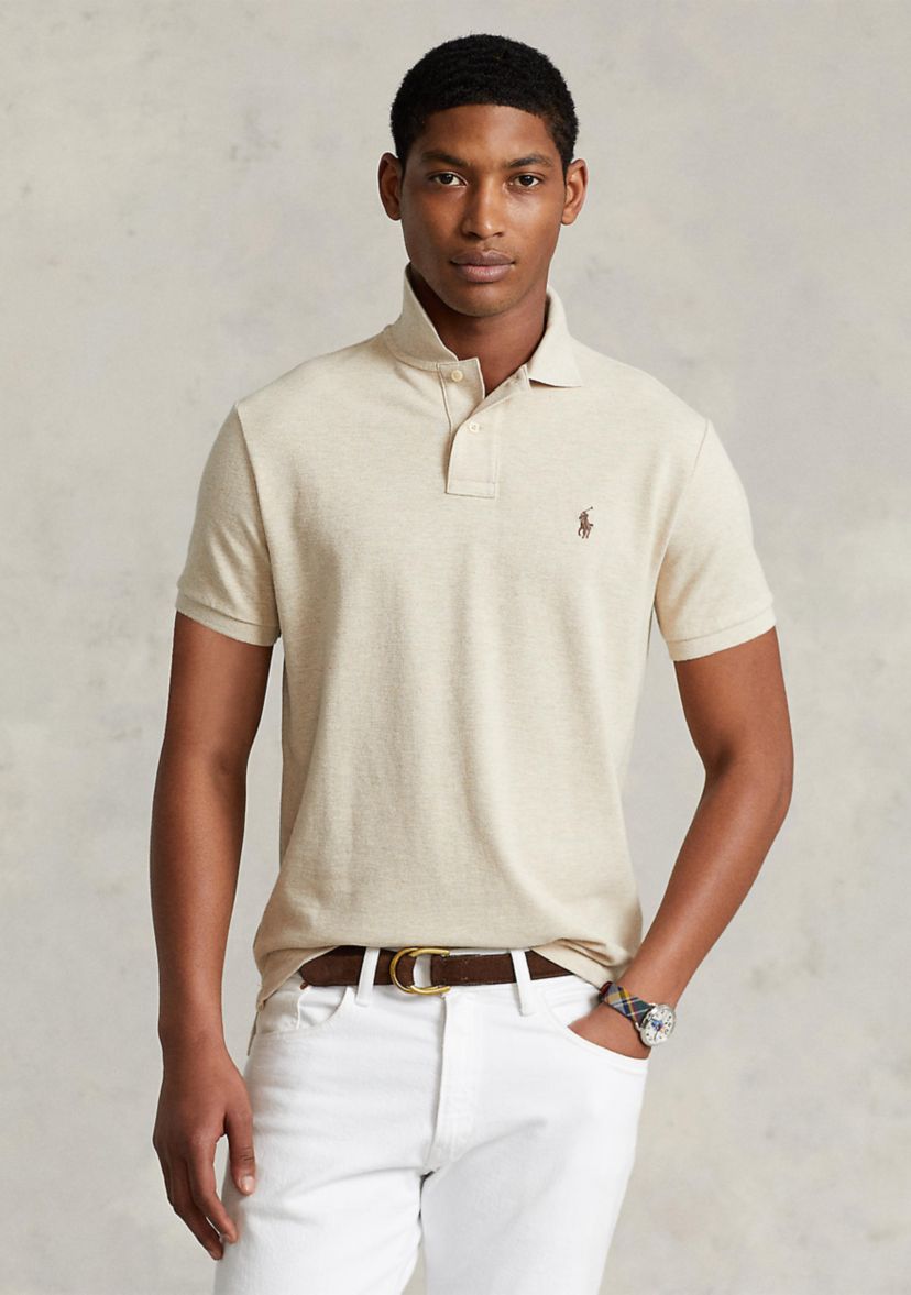 Custom Slim Fit Mesh Polo