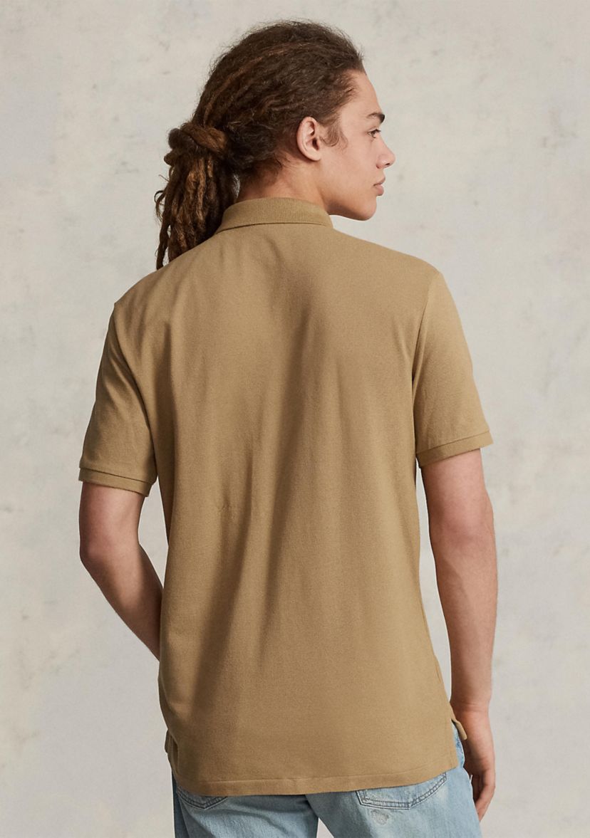 Custom Slim Fit Mesh Polo Shirt