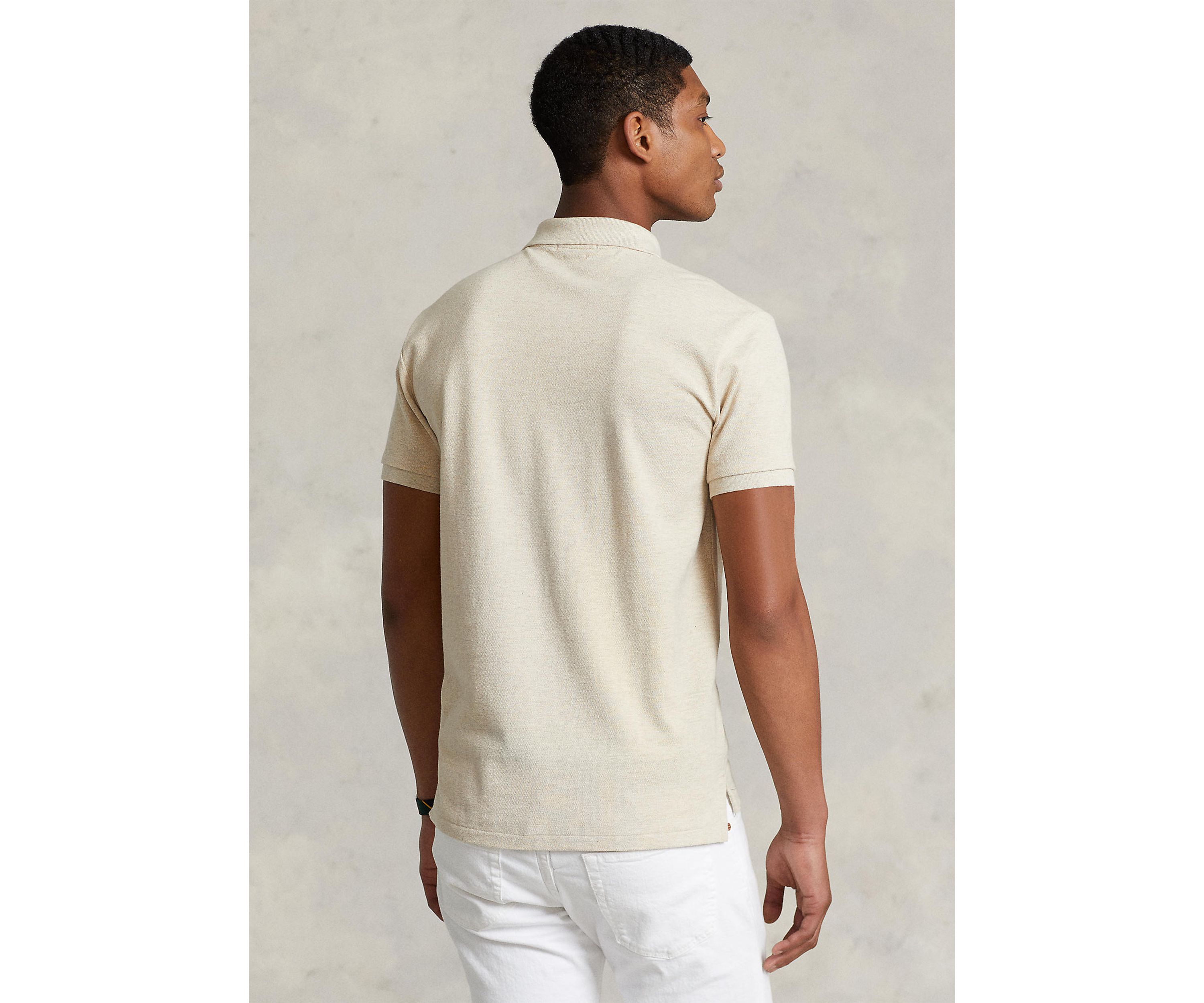 Custom Slim Fit Mesh Polo