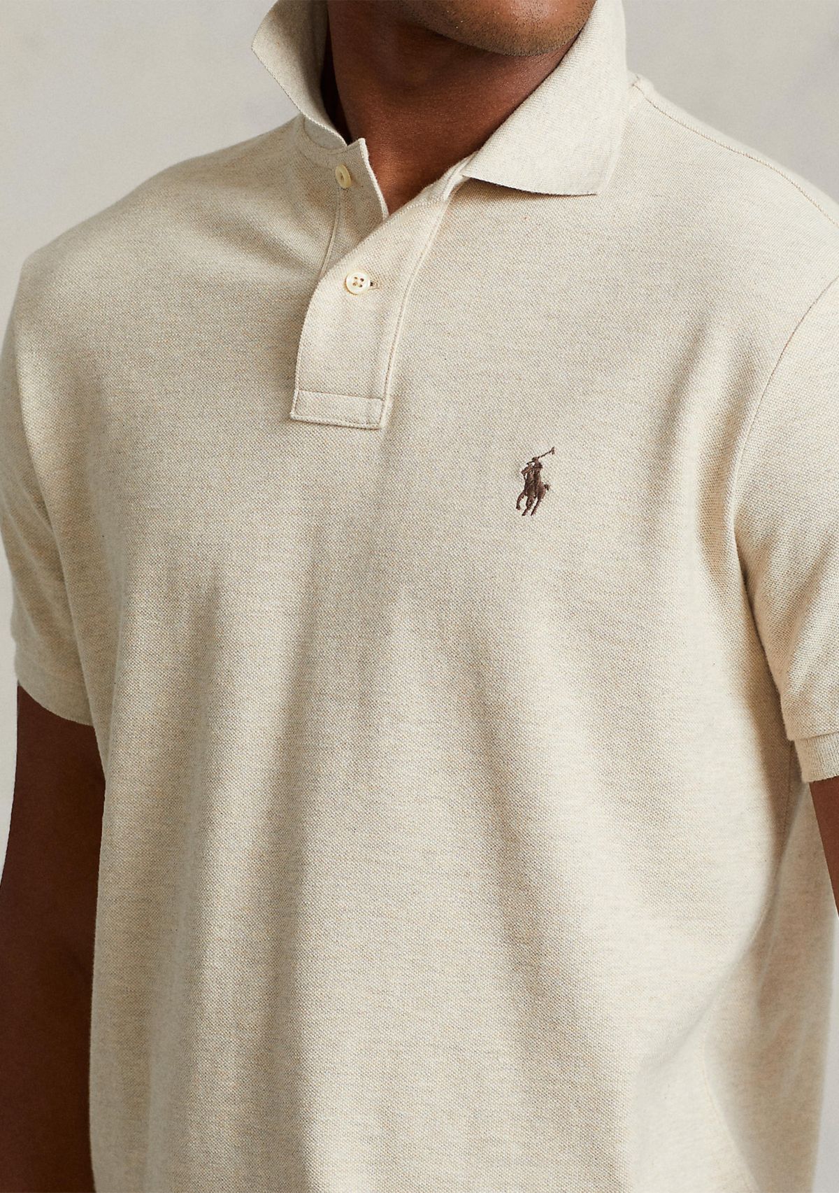 Custom Slim Fit Mesh Polo