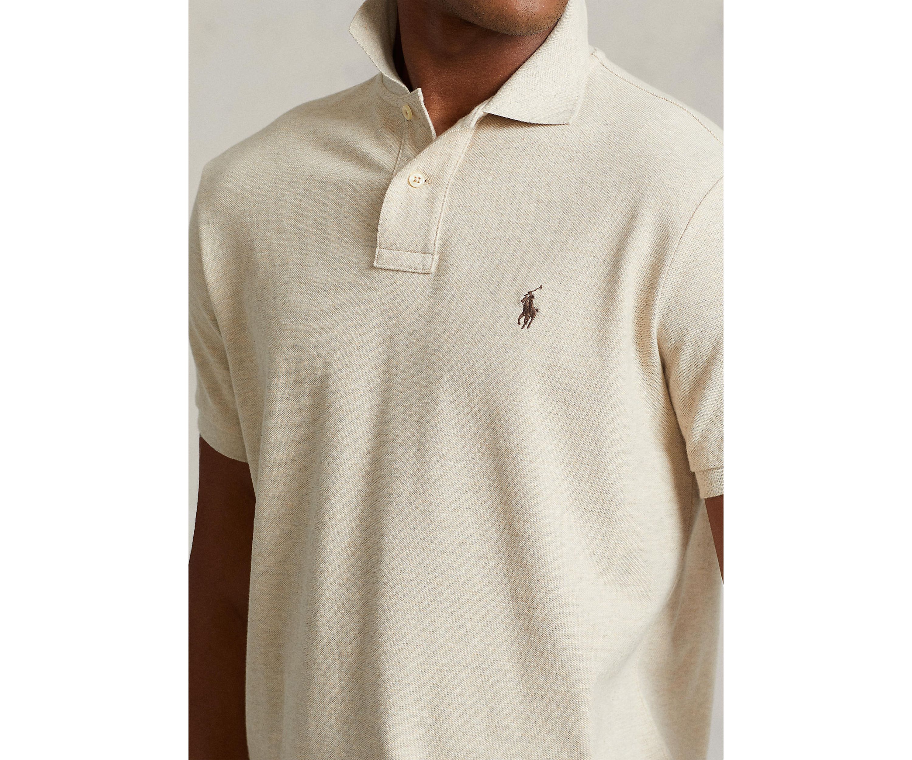 Custom Slim Fit Mesh Polo