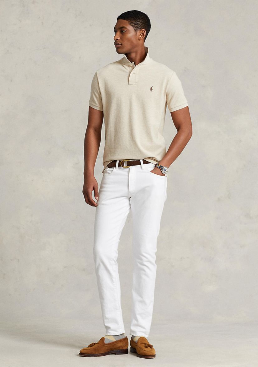 Custom Slim Fit Mesh Polo