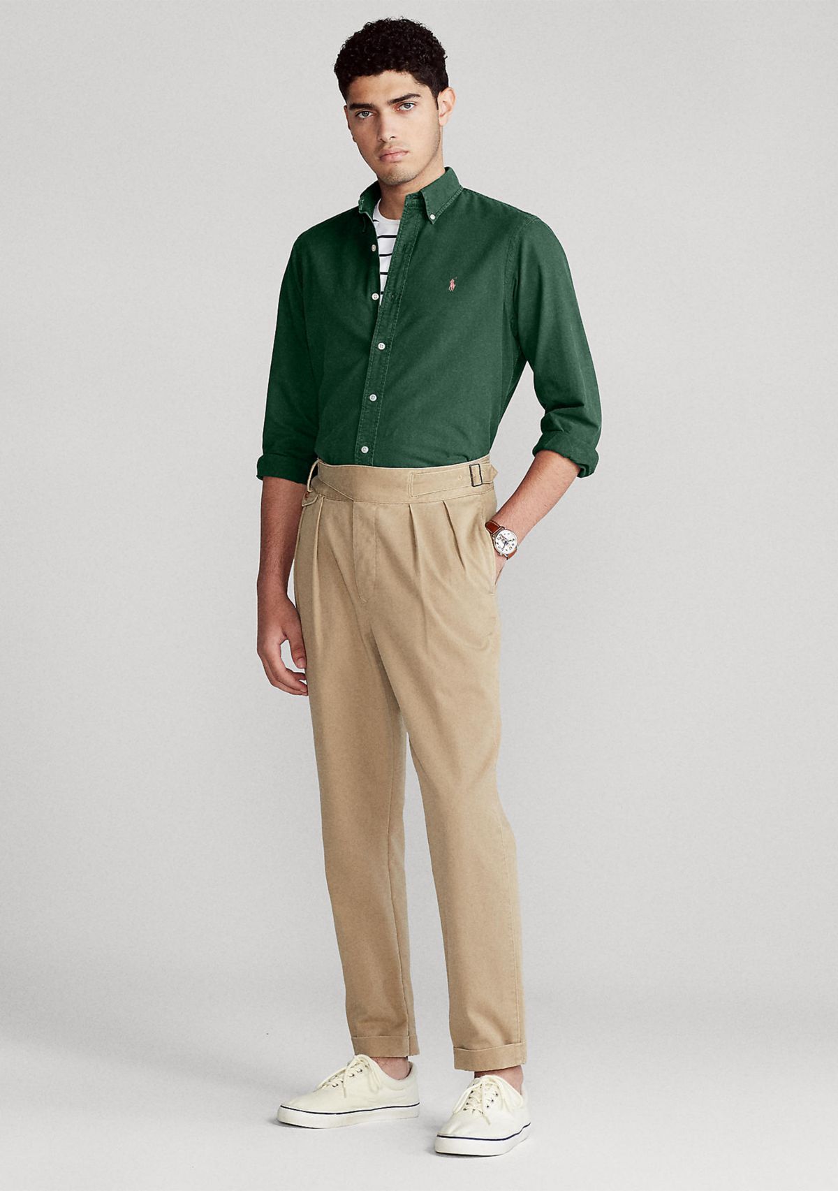 Classic Fit Garment Dyed Oxford Shirt