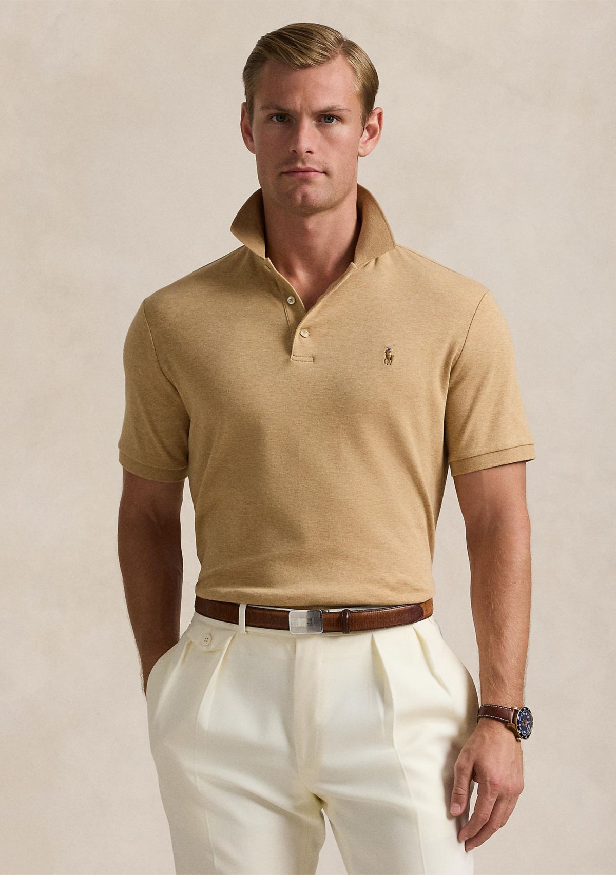 Classic Fit Soft Cotton Polo Shirt	