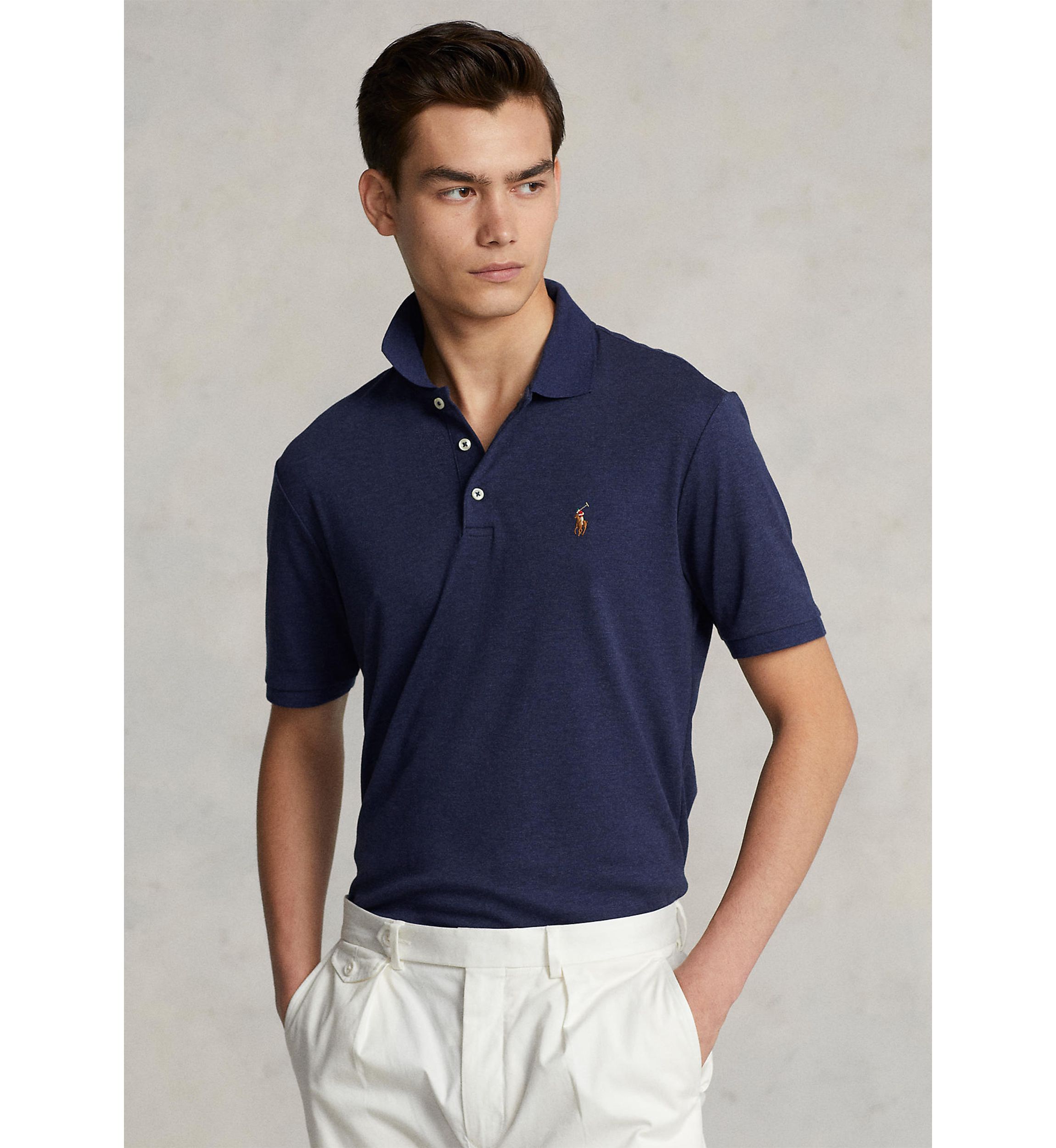Classic Fit Soft Cotton Polo Shirt	