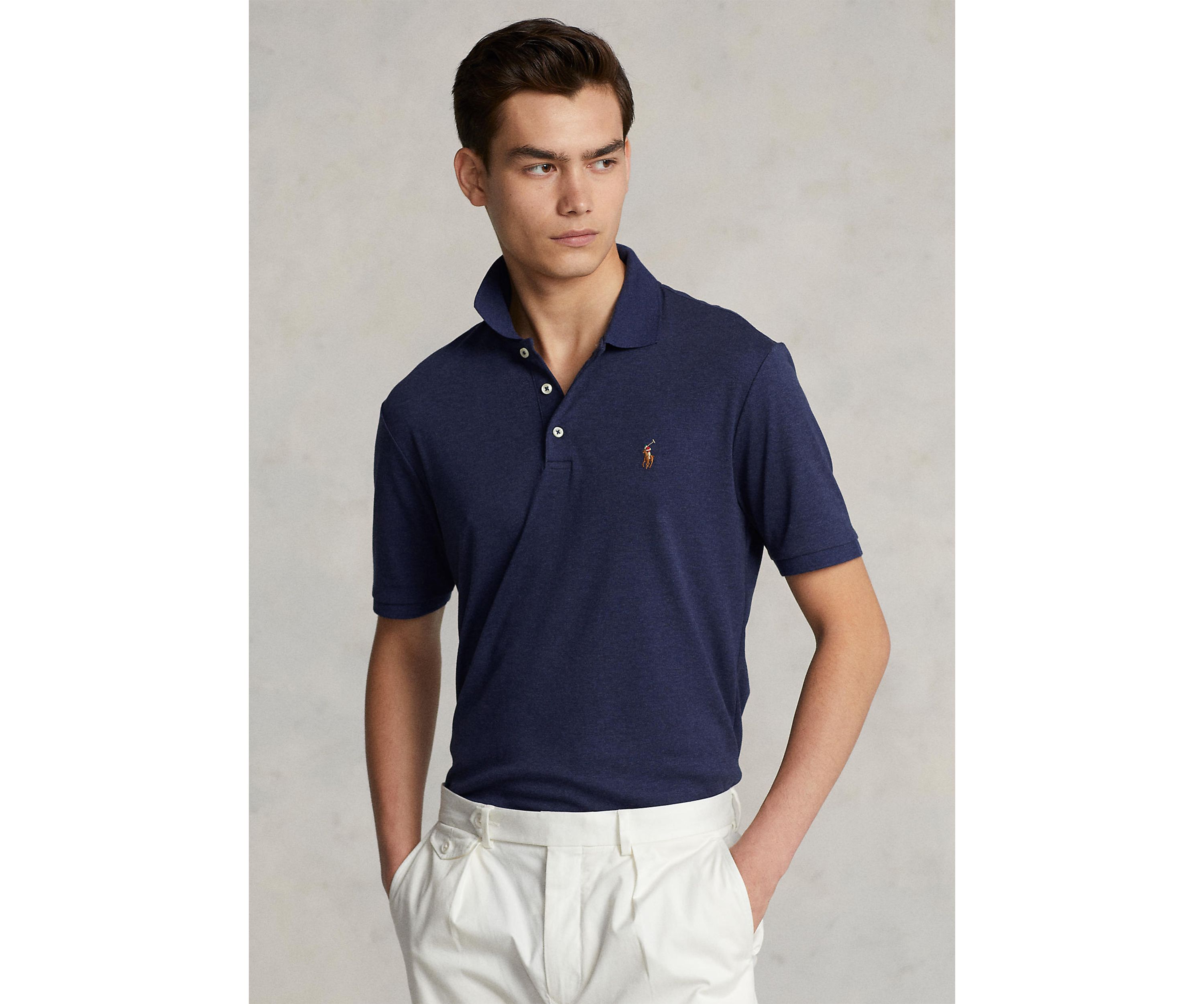 Classic Fit Soft Cotton Polo Shirt	