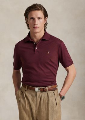Polo Ralph Lauren Men's Classic Fit Soft Cotton Polo Shirt, Red, Small