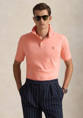 Polo Ralph Lauren Men's Classic Fit Soft Cotton Polo Shirt, Orange, 2XL