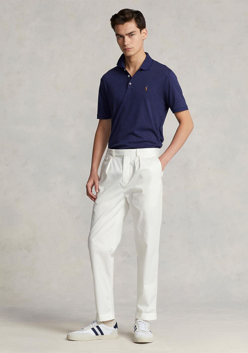 ralph lauren polo dress shirt Men's Pinpoint Classic Button Down Shirt, White, 15 32/33, Cotton Regular fit Classic Fit Knit Dress Shirt