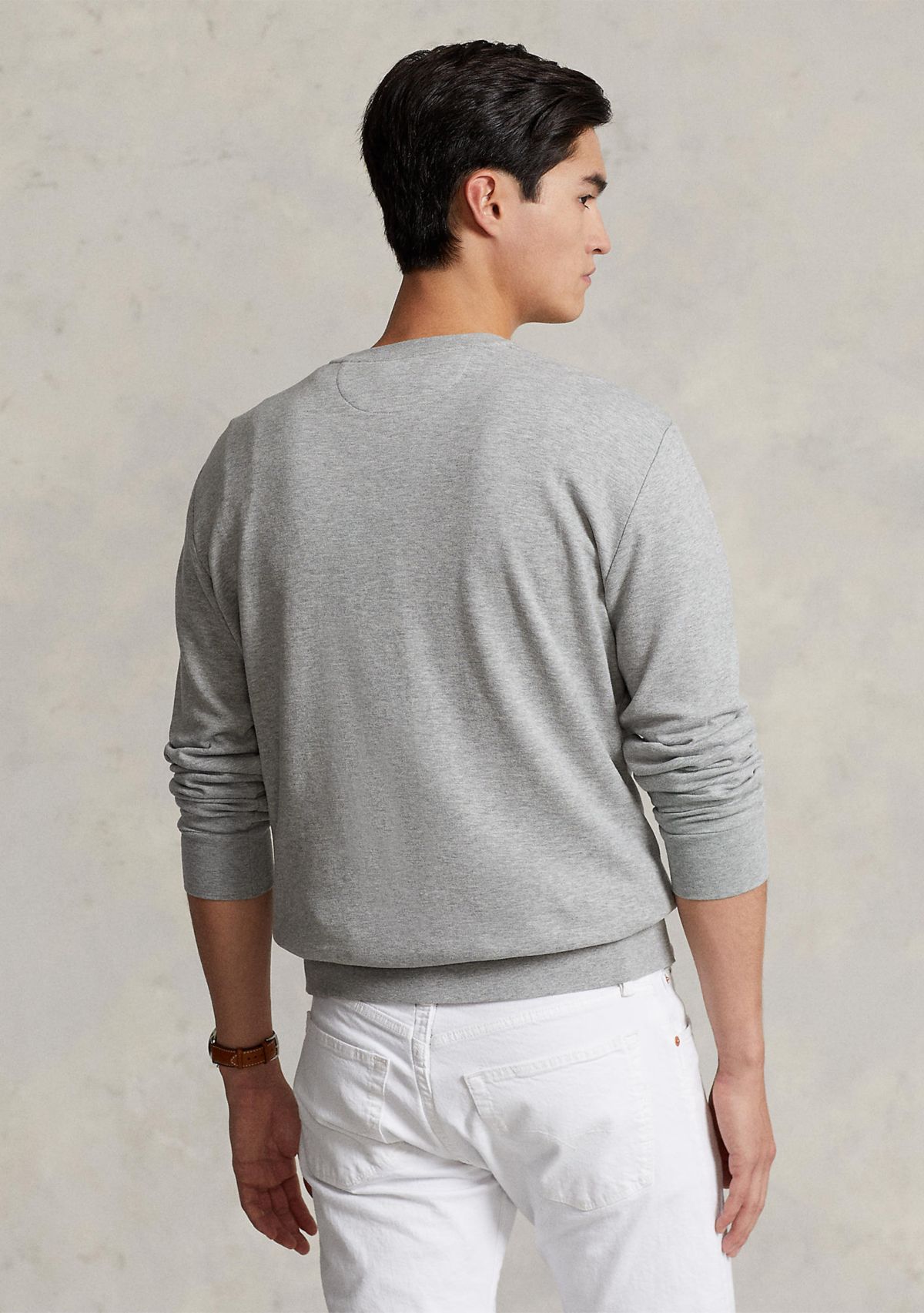 Luxury Jersey Crew Neck Pullover	