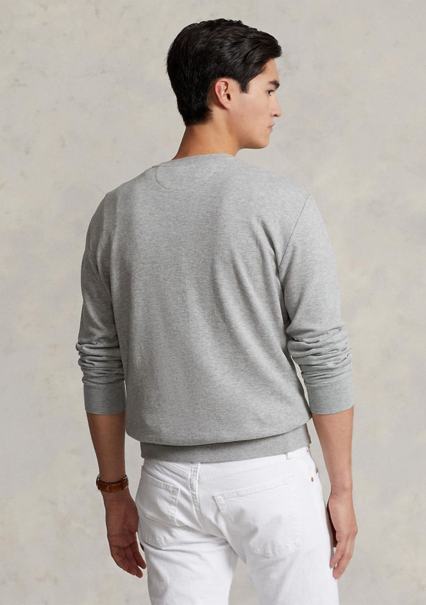 Luxury Jersey Crew Neck Pullover	