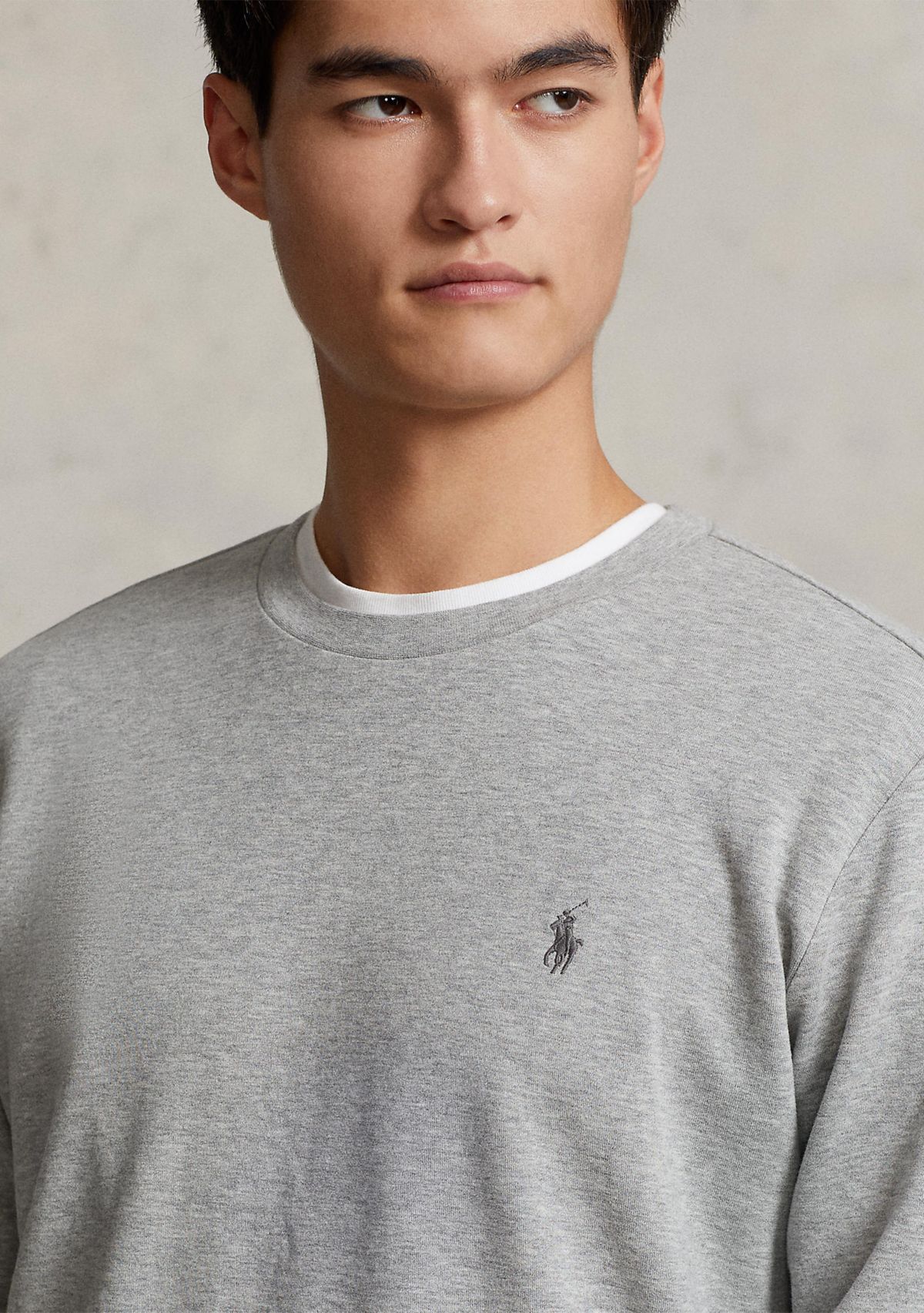 Luxury Jersey Crew Neck Pullover	