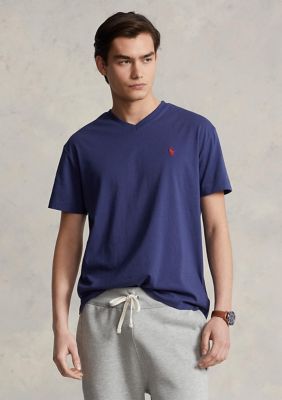 White ralph lauren v neck best sale t shirt