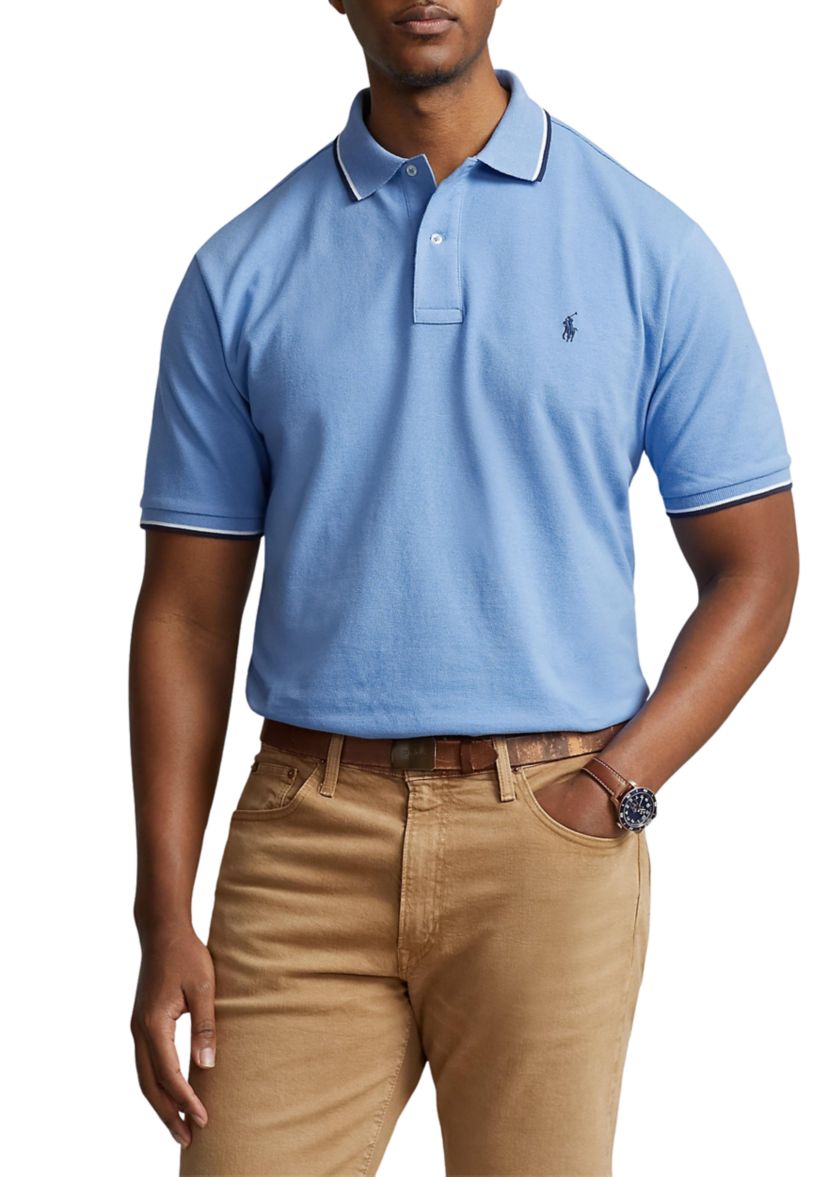 Big & Tall Mesh Polo Shirt