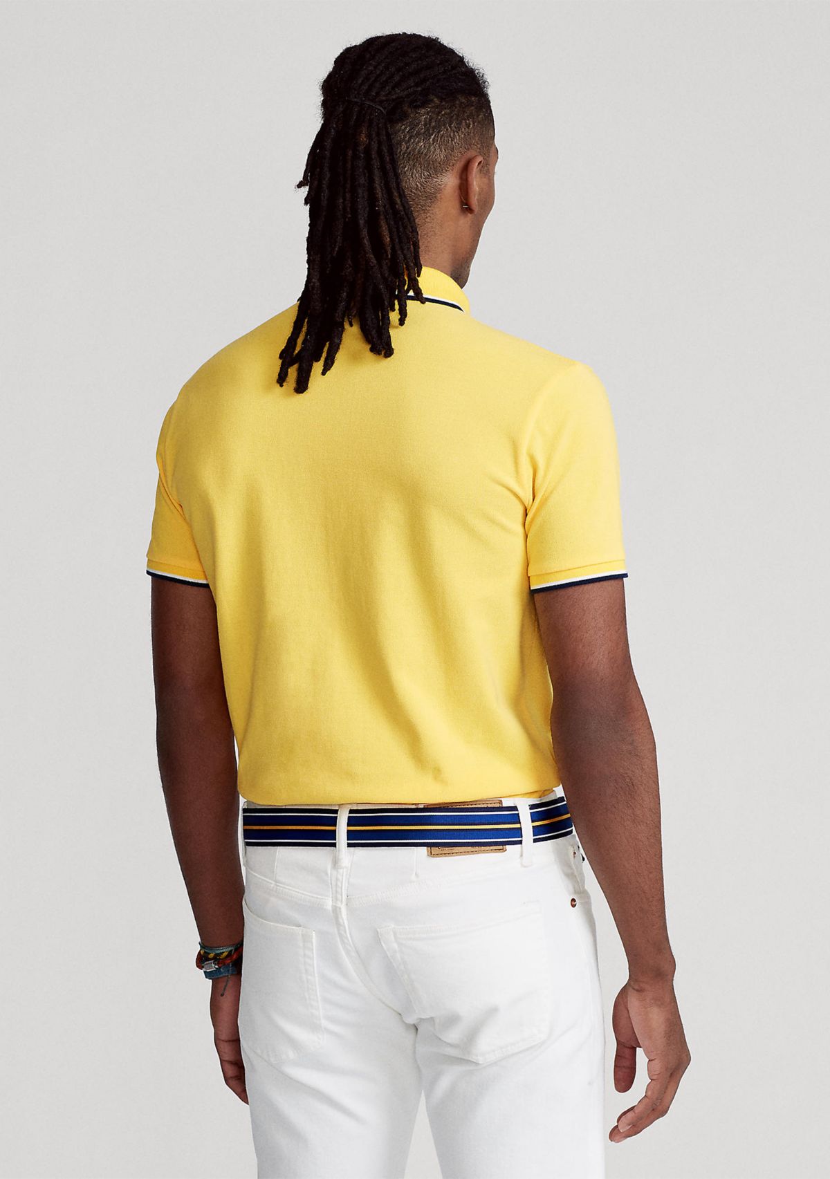Classic Fit Mesh Polo Shirt