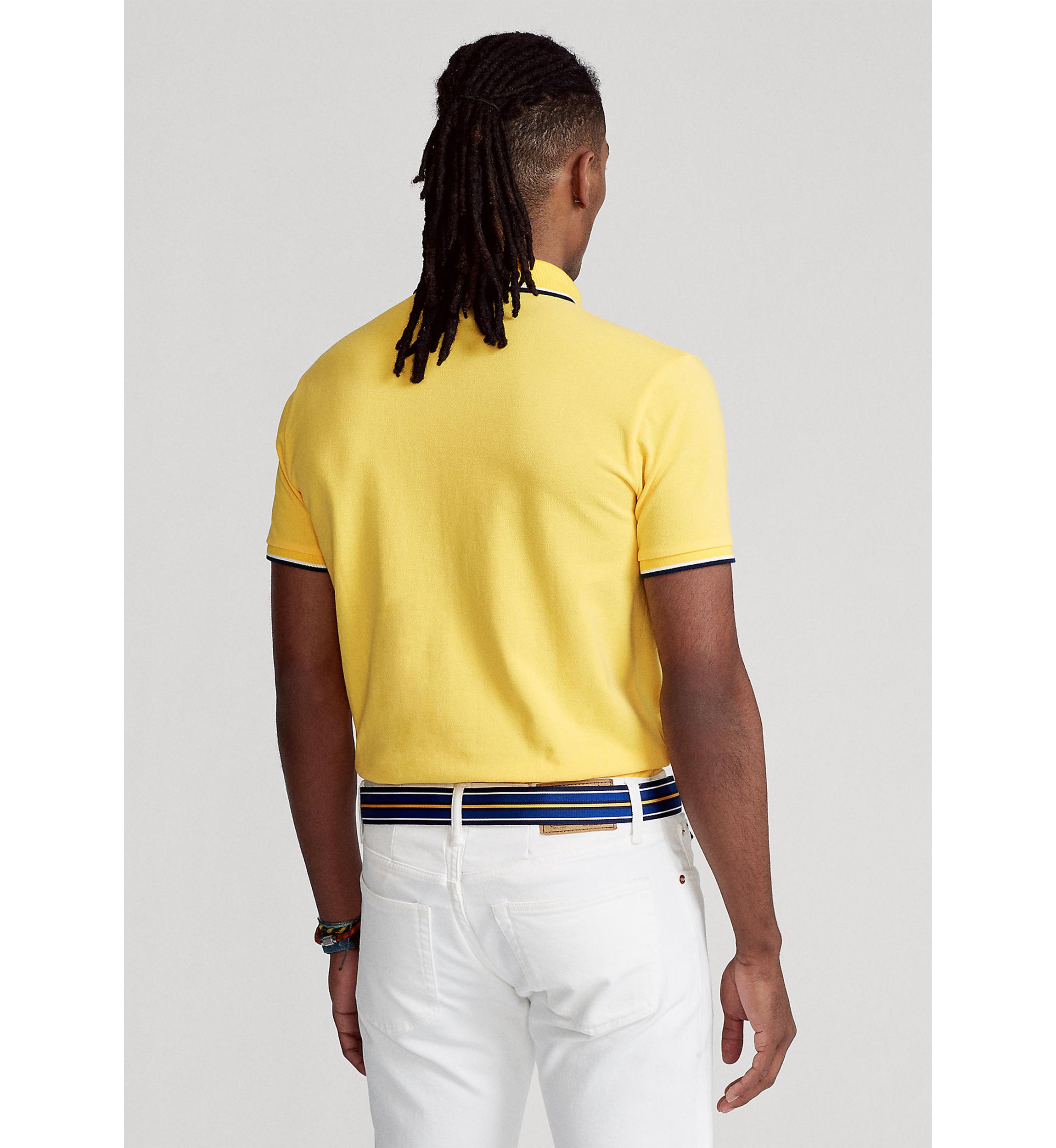 Classic Fit Mesh Polo Shirt