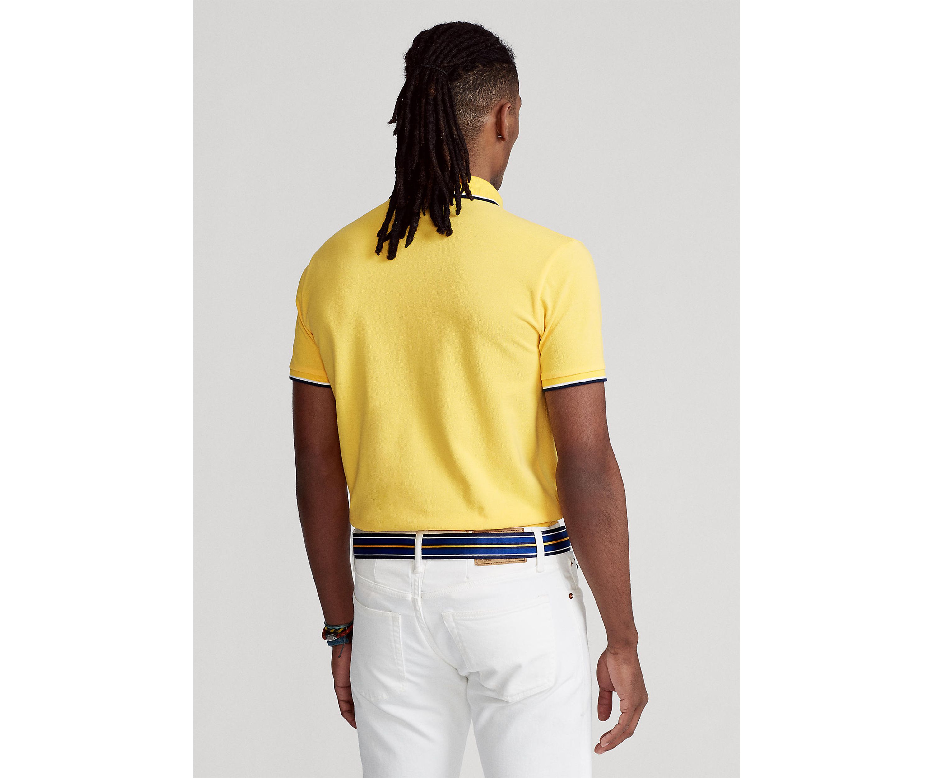 Classic Fit Mesh Polo Shirt