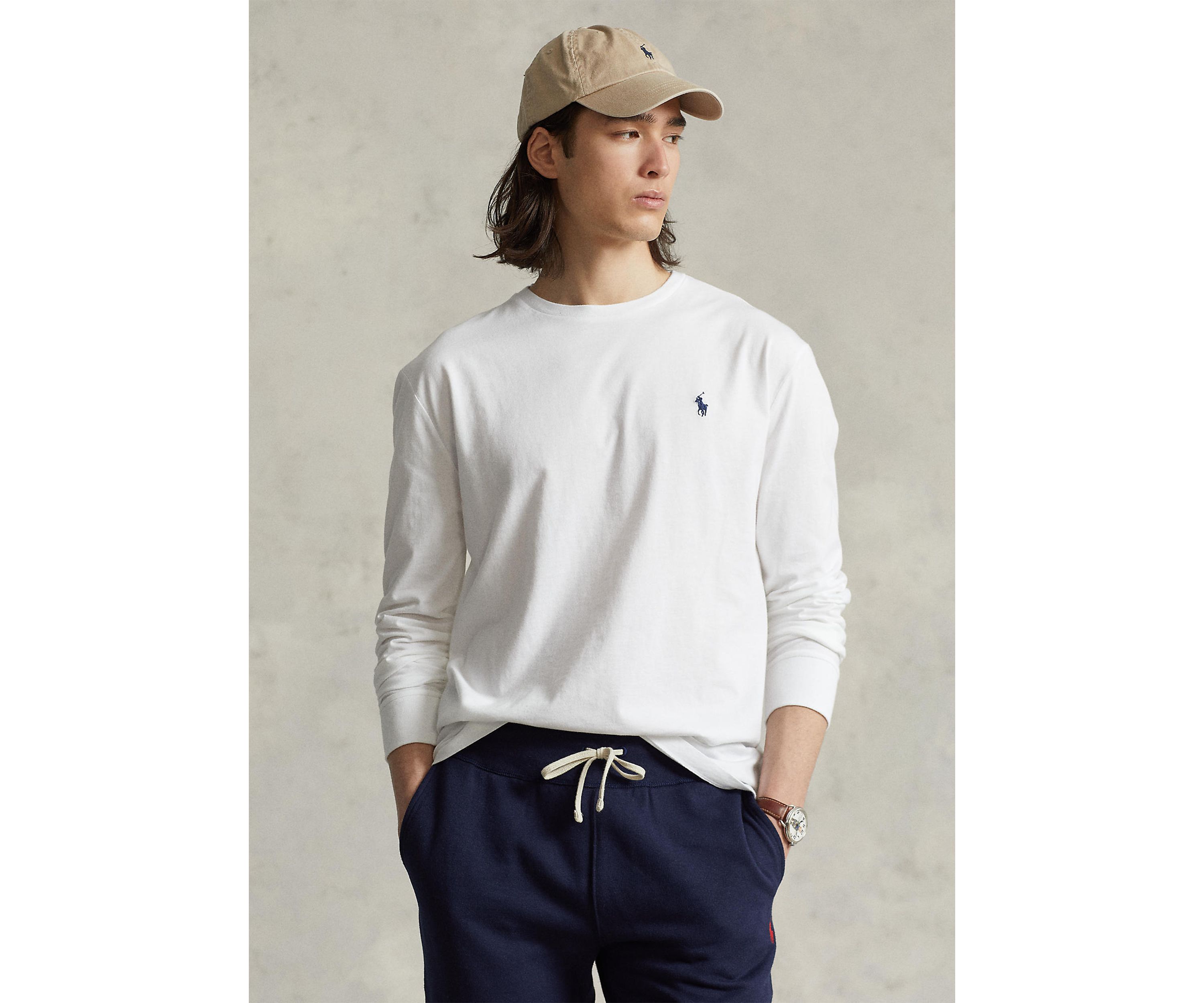 Classic Fit Jersey Long-Sleeve T-Shirt