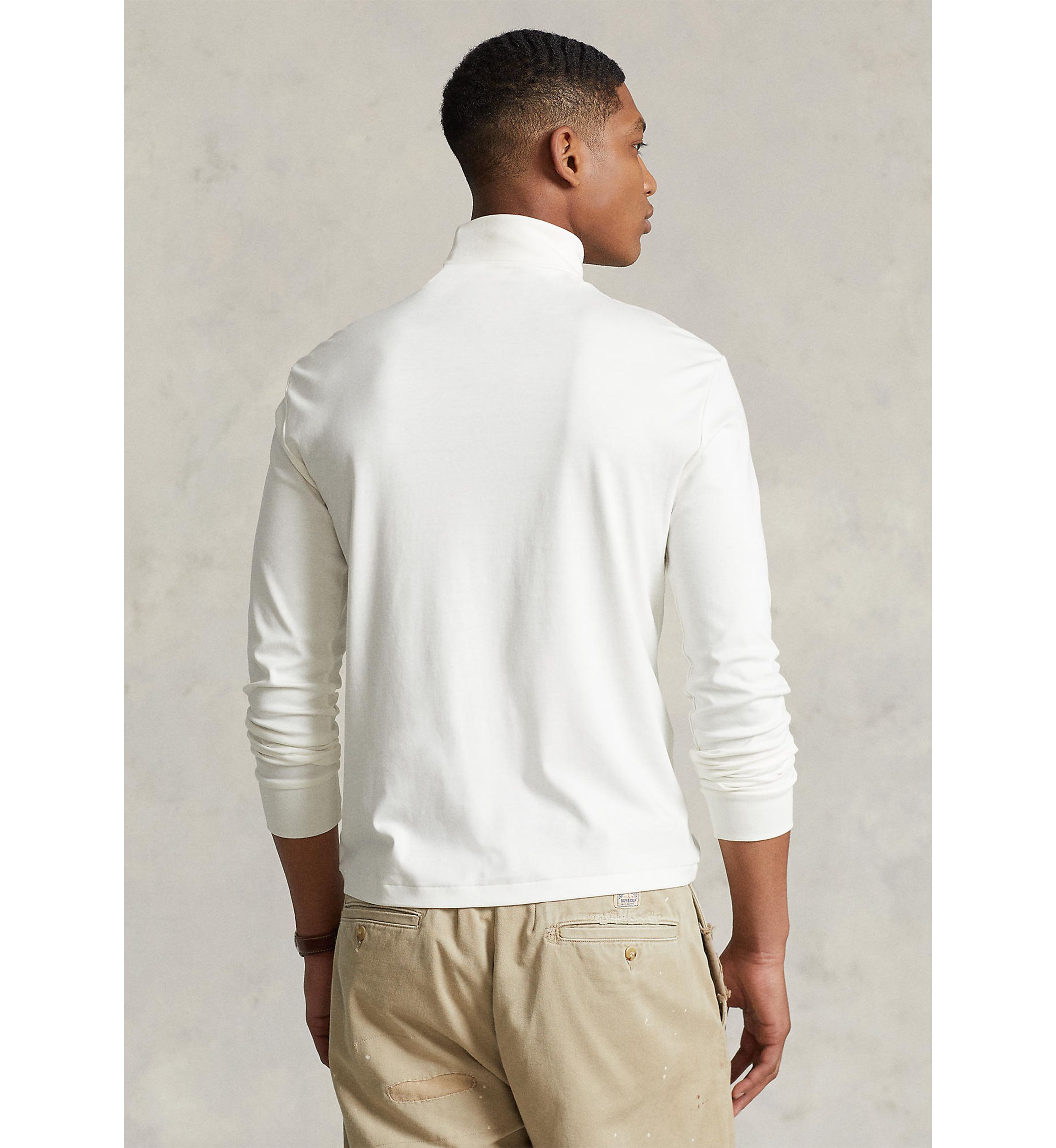 Cotton Interlock Turtleneck