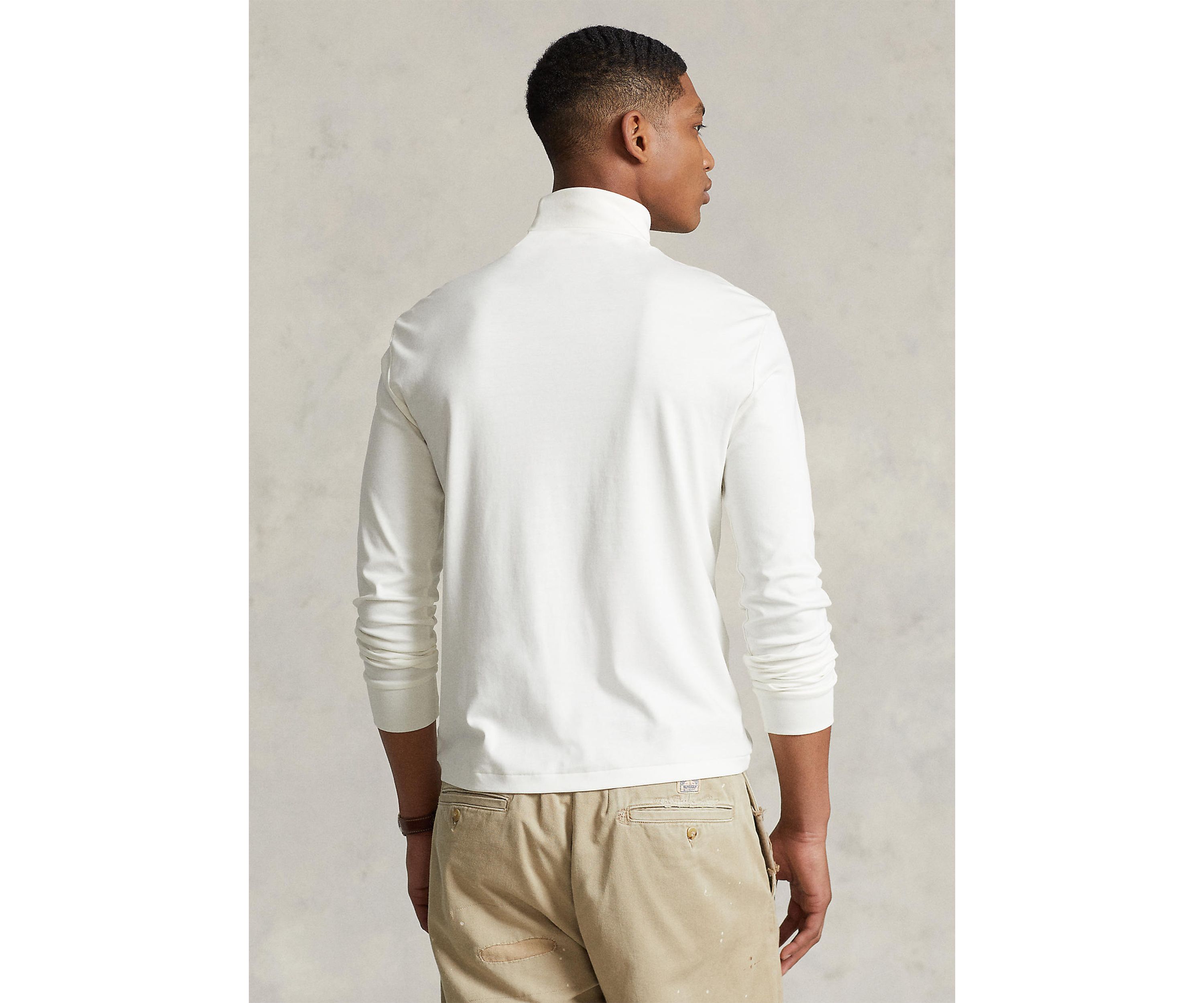 Cotton Interlock Turtleneck