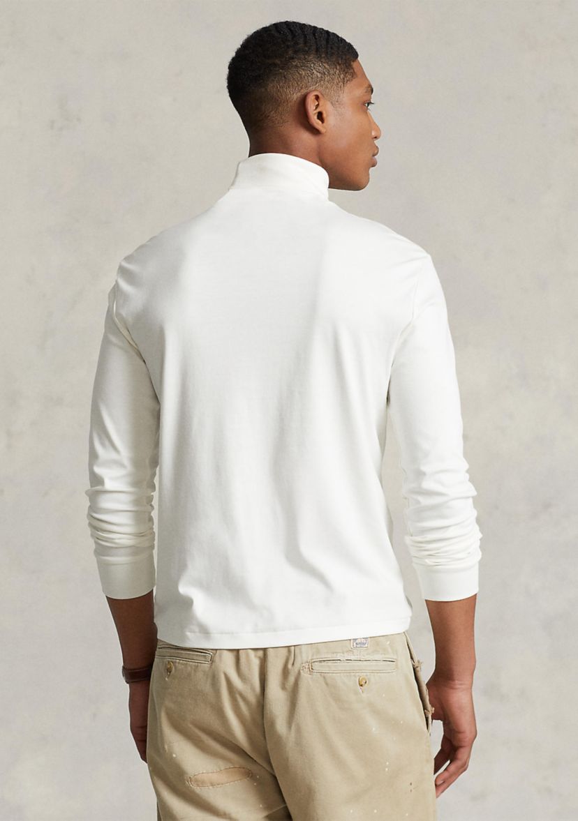 Cotton Interlock Turtleneck