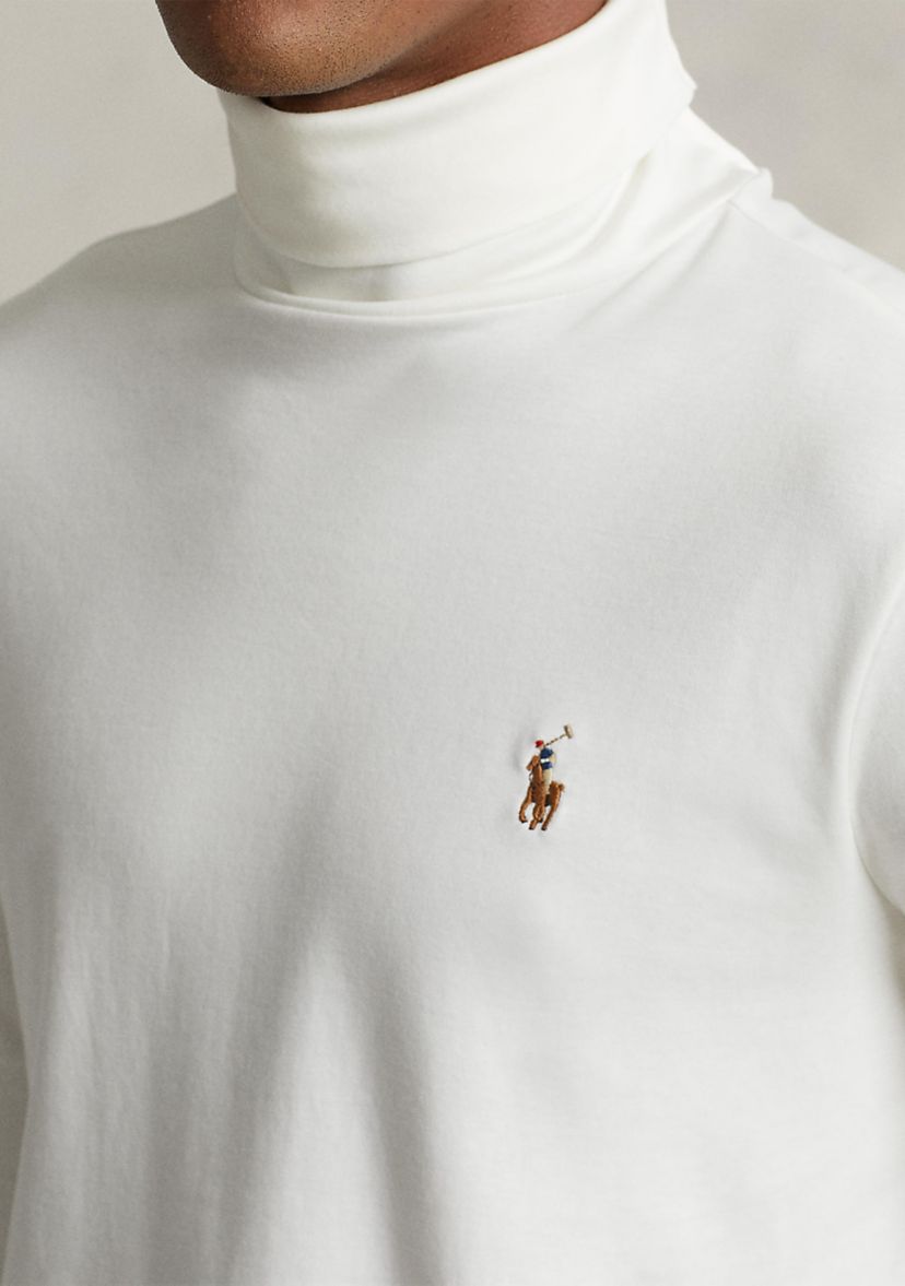 Cotton Interlock Turtleneck