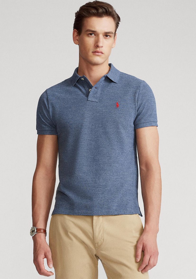 Custom Slim Fit Mesh Polo