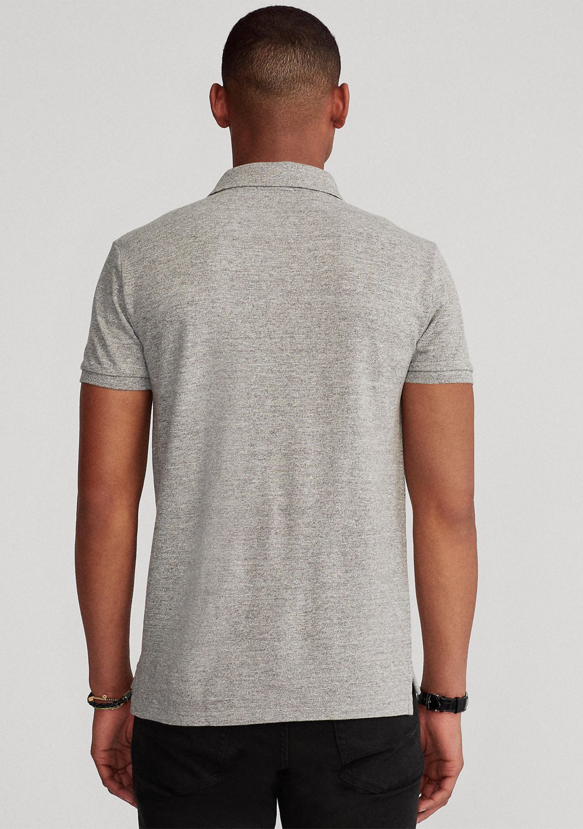 Custom Slim Fit Mesh Polo